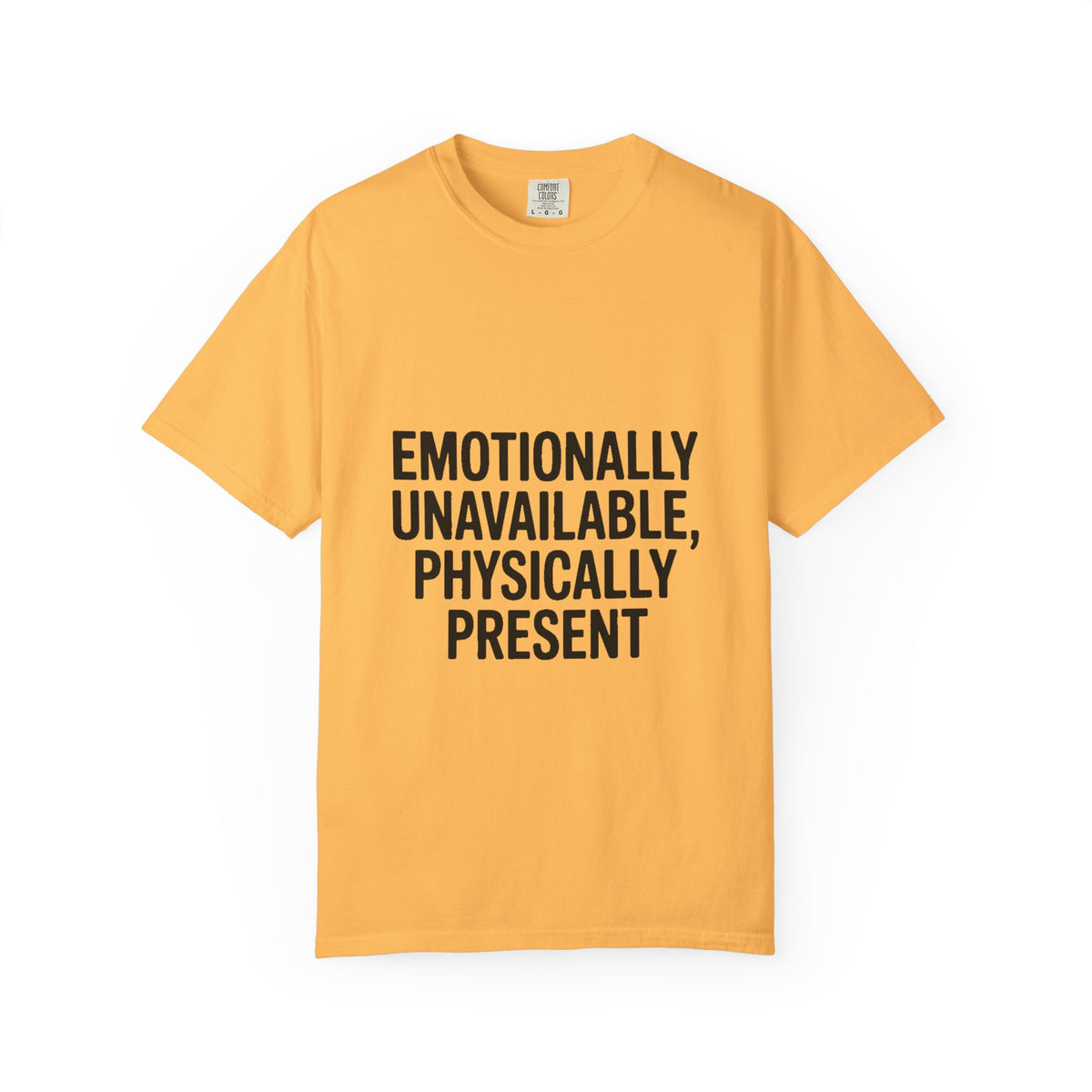 Emotionally Unavailable Physically Present Shirt, Funny Sarcastic Tee, Deadpan Humor T-Shirt, Introvert Gift