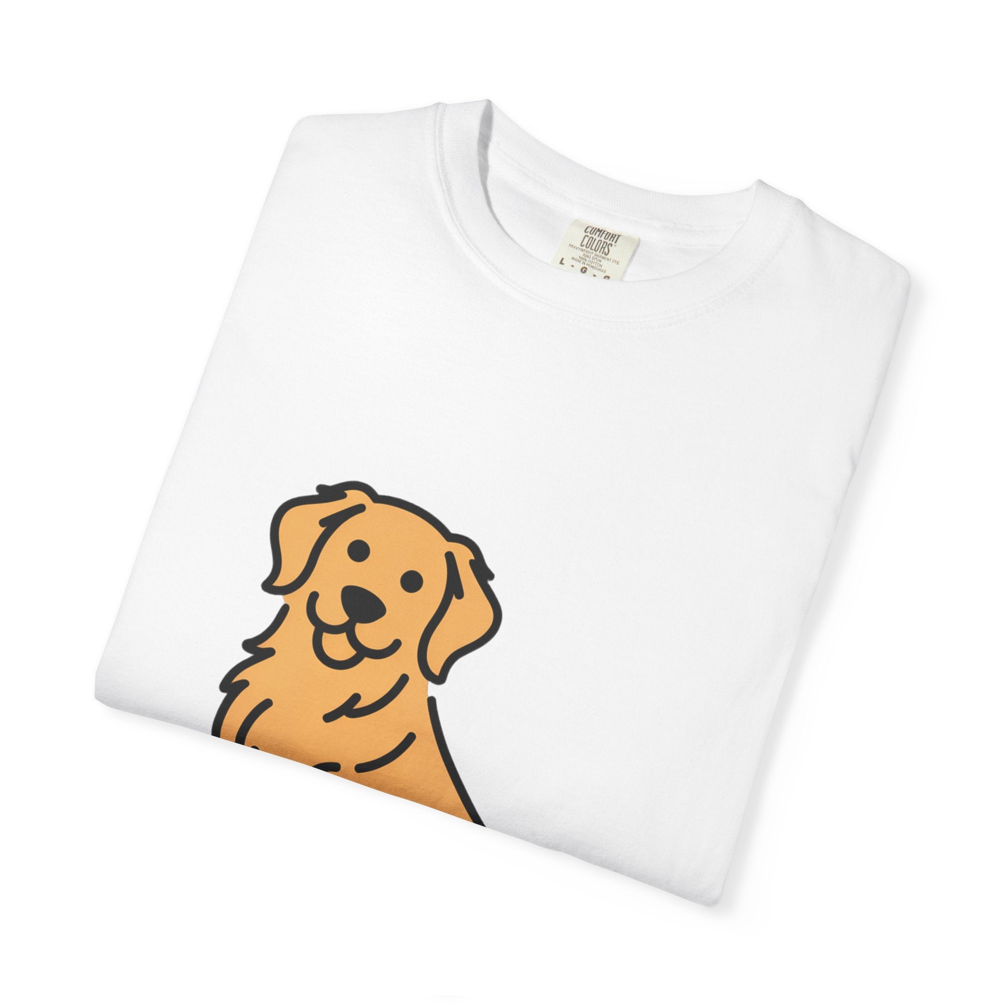 Golden Retriever Shirt, Minimalist Dog Silhouette T-Shirt, Cute Line Art Dog Lover Gift, Retriever Mom Dad Tee