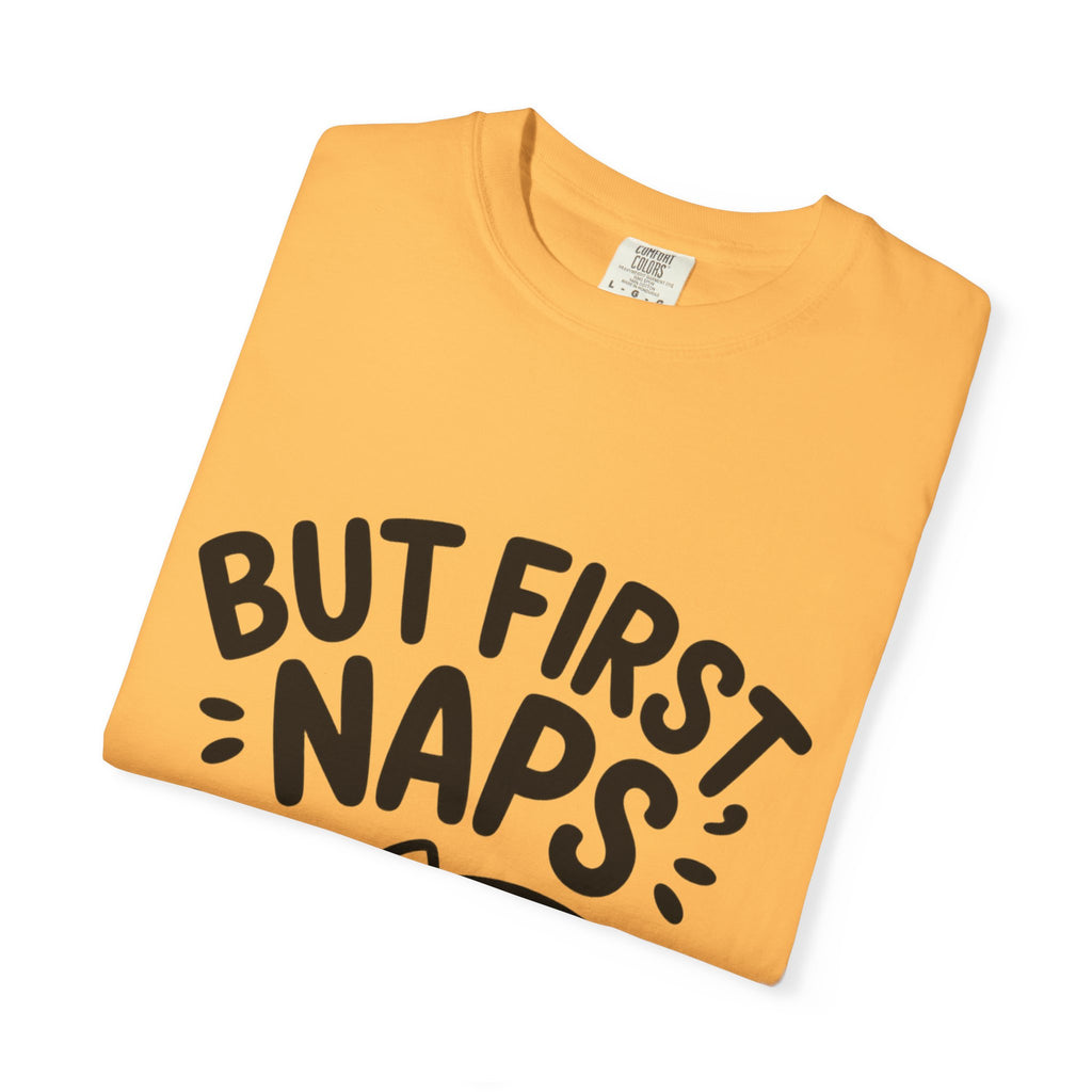 But First Naps Cat Shirt, Funny Sleepy Cat T-Shirt, Cute Napping Kitten Tee, Cat Lover Gift, Nap Lover Shirt