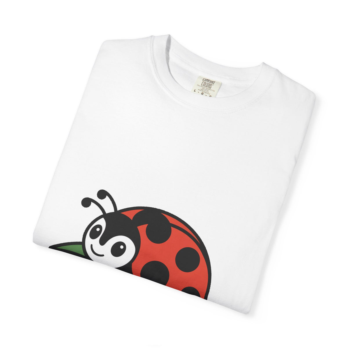 Cute Ladybug T-Shirt, Ladybug On A Leaf Shirt, Garden Bug Lover Gift, Nature Insect Graphic Tee, Kids Ladybug Shirt