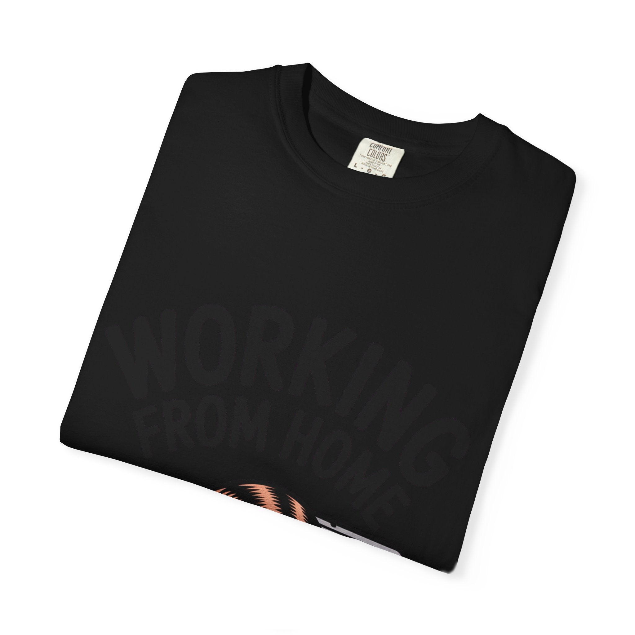 Working From Home Cat Shirt, Funny Cat Lover T-Shirt, Cute Cat Keyboard Tee, Remote Work Gift, WFH Cat Lover Graphic Shirt