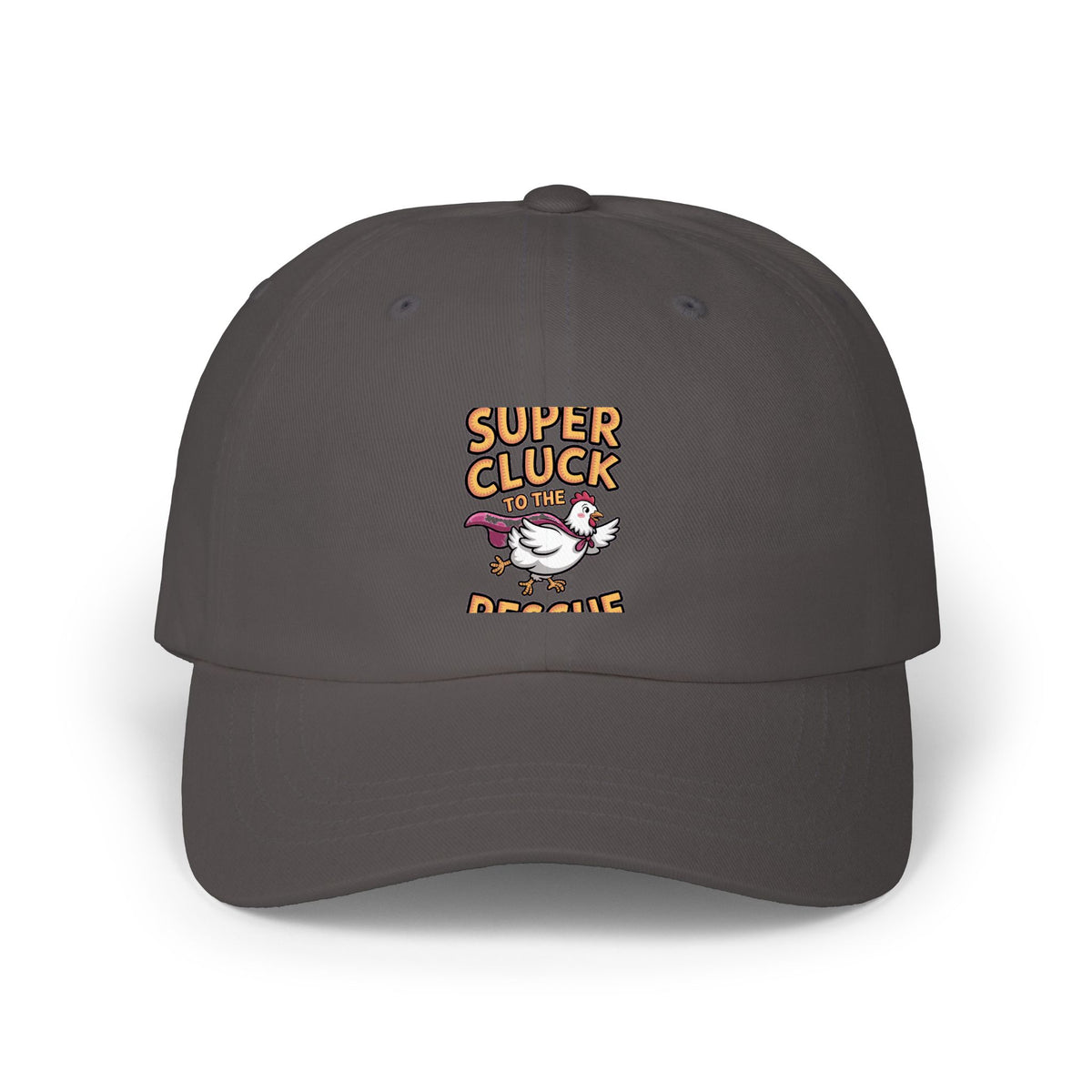 Super Cluck Chicken Dad Hat, Funny Superhero Chicken Cap, Cute Farm Animal Embroidered Hat, Chicken Lover Gift Cap