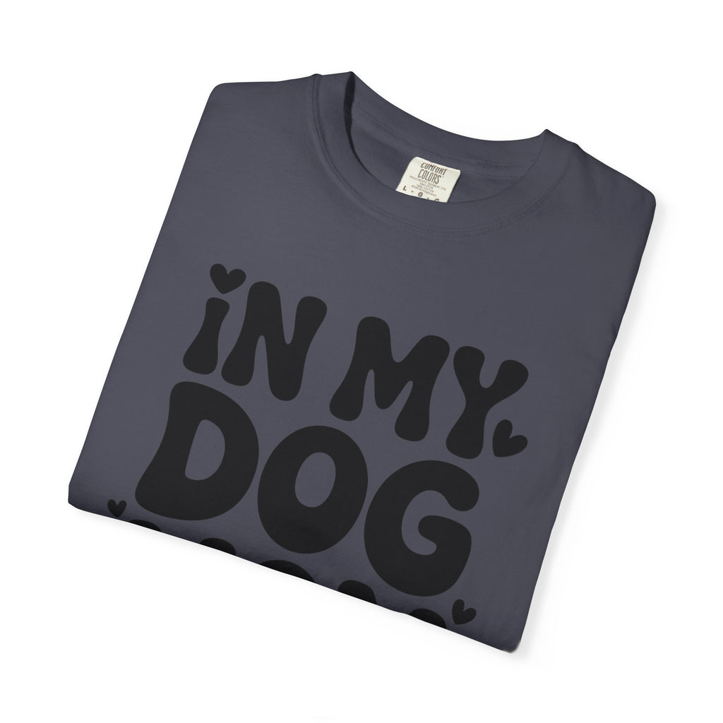 In My Dog Mom Era Shirt, Trendy Dog Mom T-Shirt, Funny Dog Lover Gift, Bold Typography Tee for Women, Cute Paw Print Heart Shirt