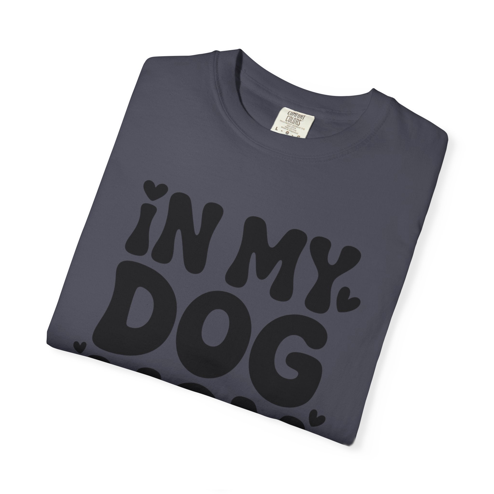 In My Dog Mom Era Shirt, Trendy Dog Mom T-Shirt, Funny Dog Lover Gift, Bold Typography Tee for Women, Cute Paw Print Heart Shirt