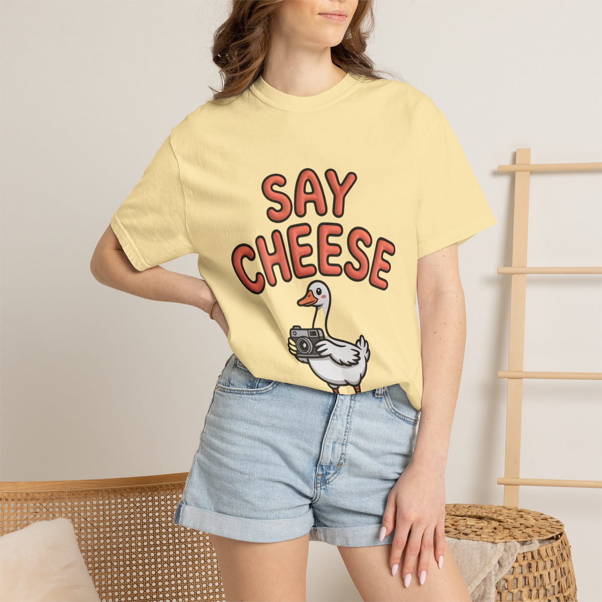 Say Cheese Goose T-Shirt
