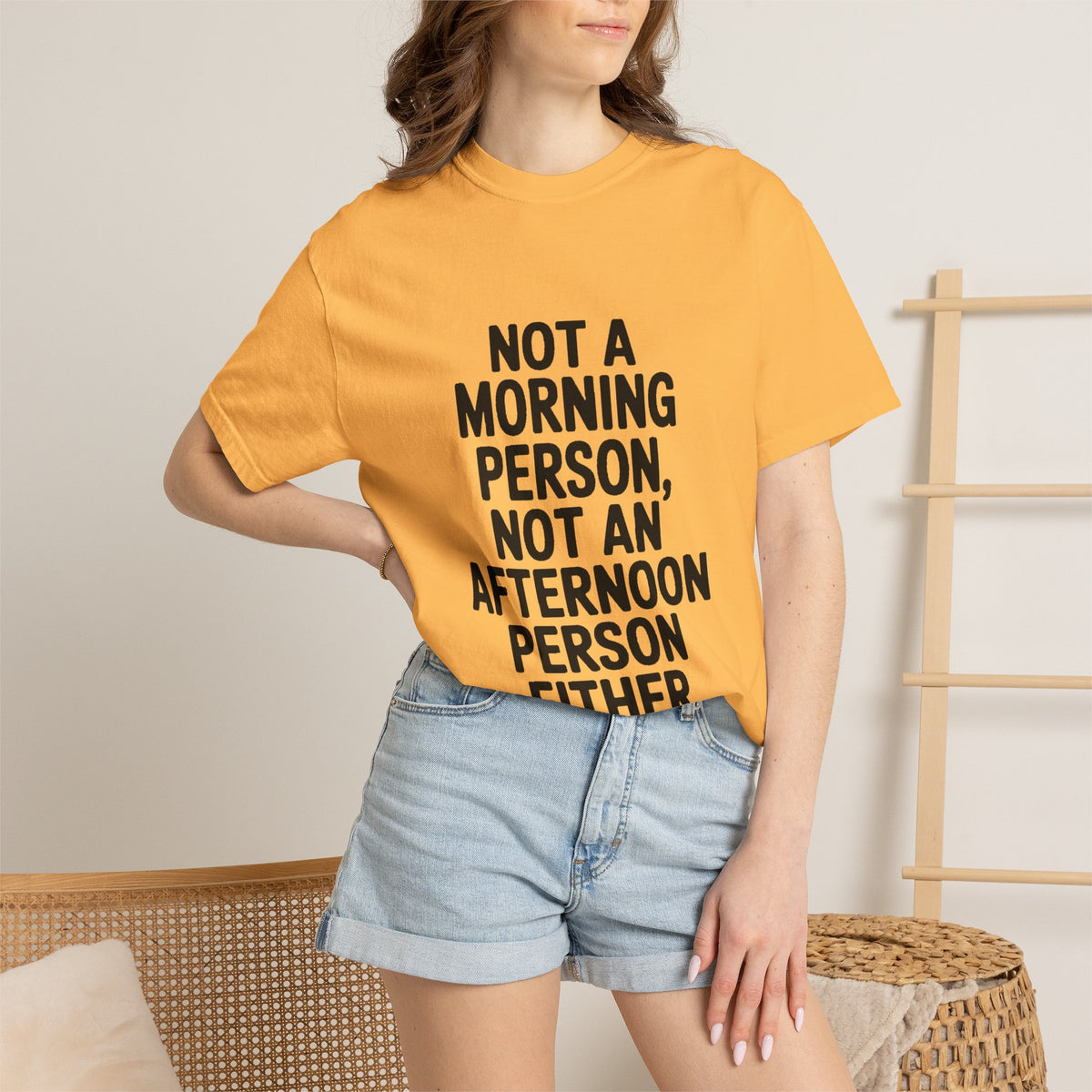 Not A Morning Person Shirt, Funny Sarcastic T-Shirt, Not An Afternoon Person Either Tee, Anti Social Gift