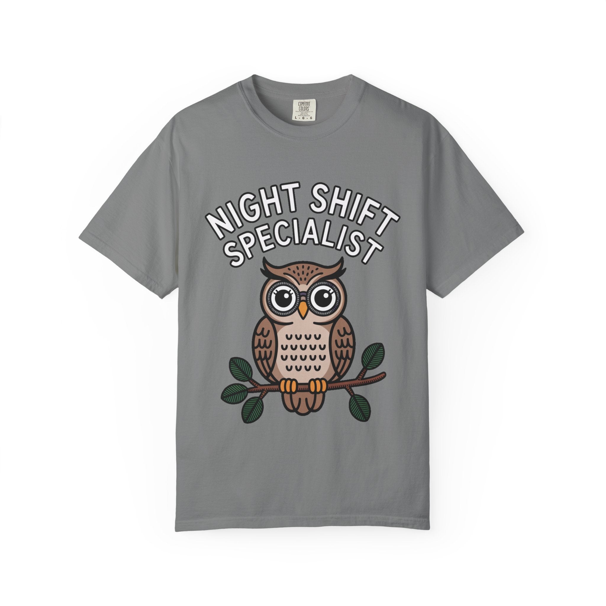 Night Shift Owl Shirt, Funny Night Shift Specialist T-Shirt, Cute Owl With Glasses Tee, Nurse Gift, Night Owl Lover Gift