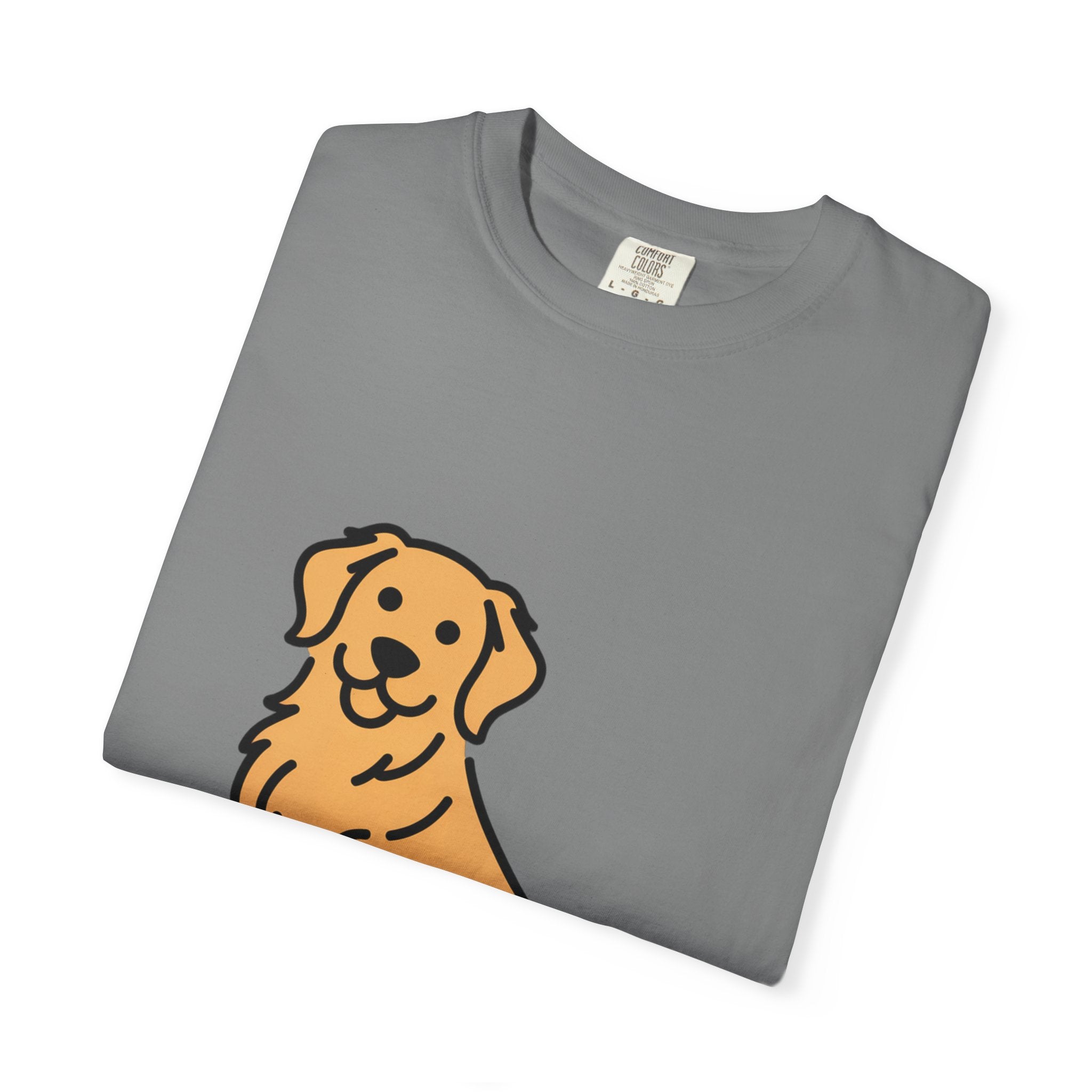 Golden Retriever Shirt, Minimalist Dog Silhouette T-Shirt, Cute Line Art Dog Lover Gift, Retriever Mom Dad Tee