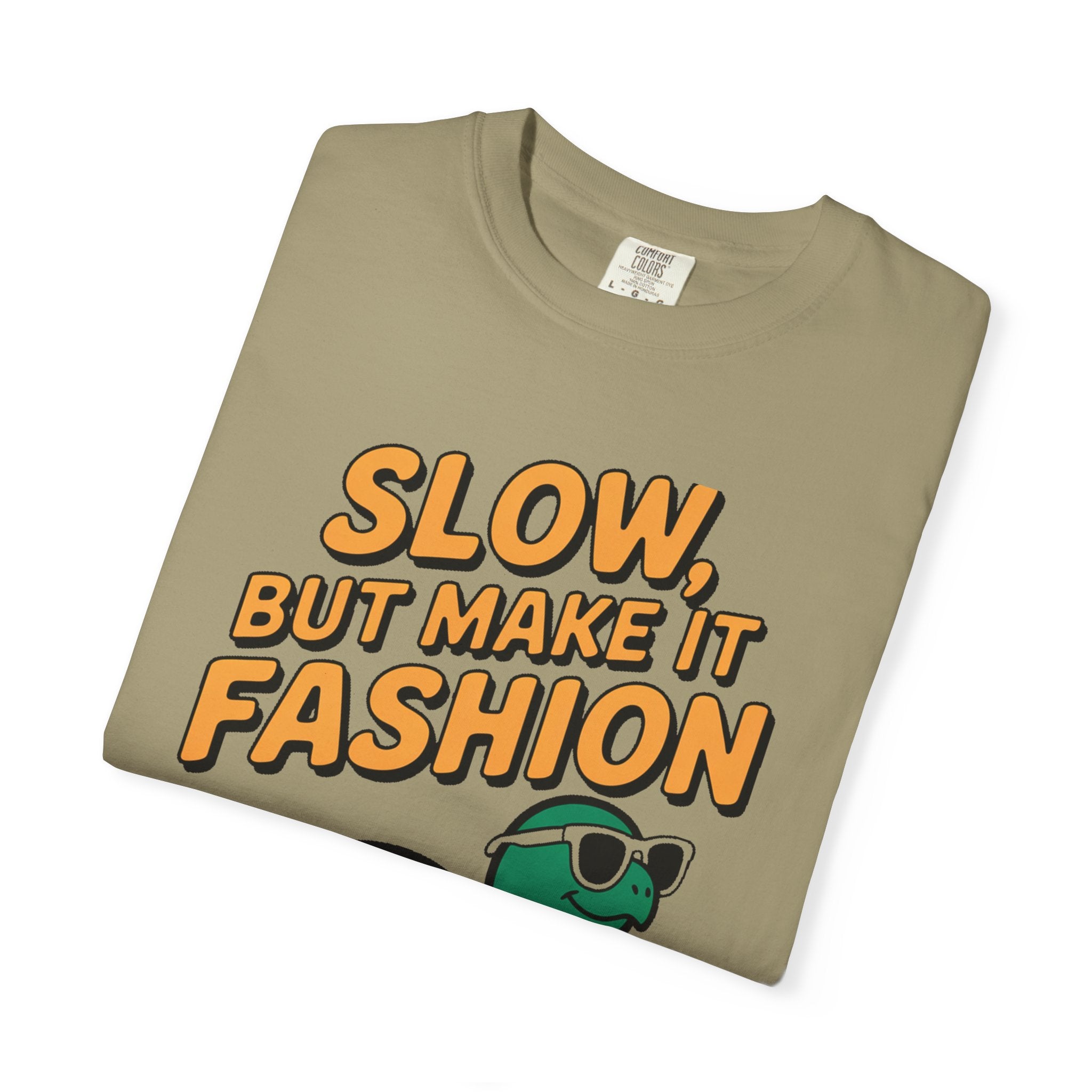 Slow But Fashion Turtle Shirt, Funny Turtle Sunglasses T-Shirt, Cute Turtle Lover Gift, Sarcastic Animal Tee