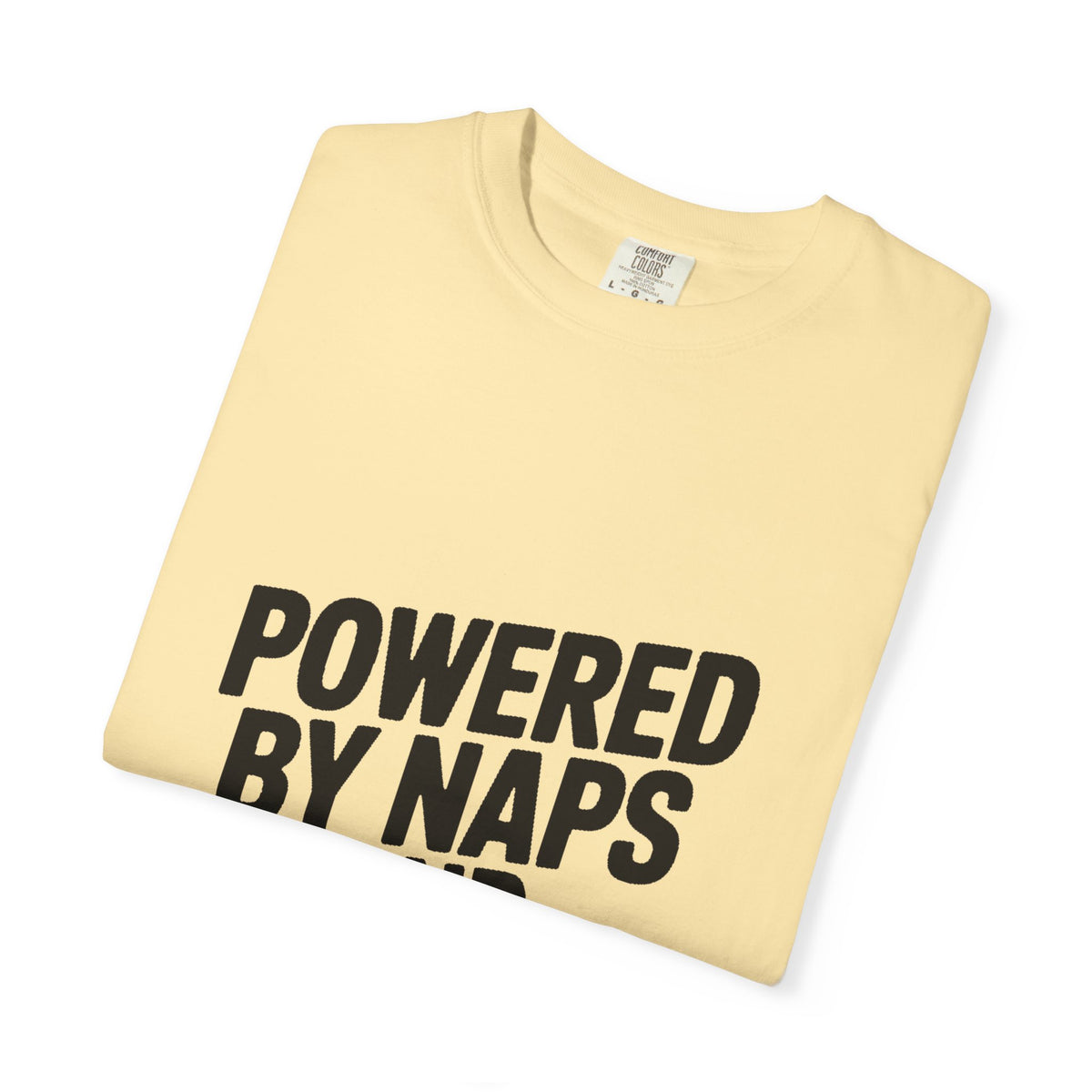 Powered By Naps And Grudges Shirt, Funny Sarcastic T-Shirt, Bold Typography Tee, Introvert Humor Gift