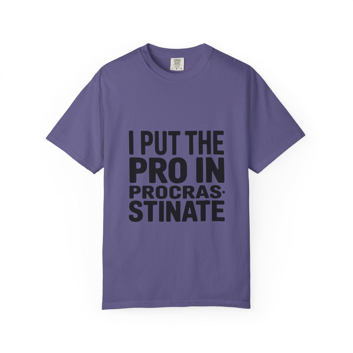 Procrastinator Shirt, I Put The Pro In Procrastinate T-Shirt, Funny Sarcastic Tee, Bold Typography Shirt, Gift for Procrastinators