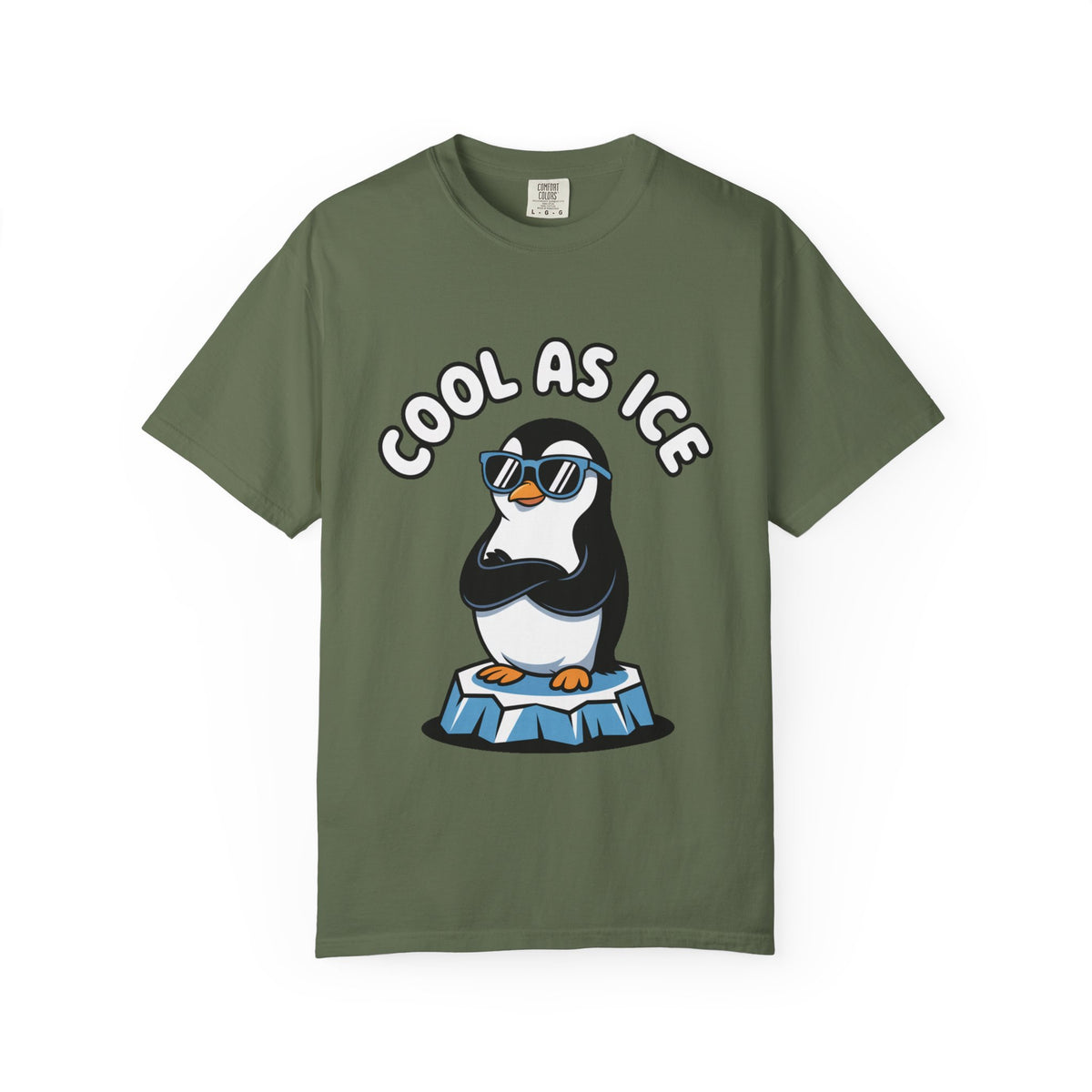 Cool As Ice Penguin Shirt, Funny Sunglasses Penguin T-Shirt, Cute Winter Animal Tee, Ice Block Bird Lover Gift