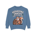 Funny Squirrel Sweatshirt, Hoarding Snacks Like It's My Job Crewneck, Cute Acorn Squirrel Gift, Snack Lover Sweatshirt