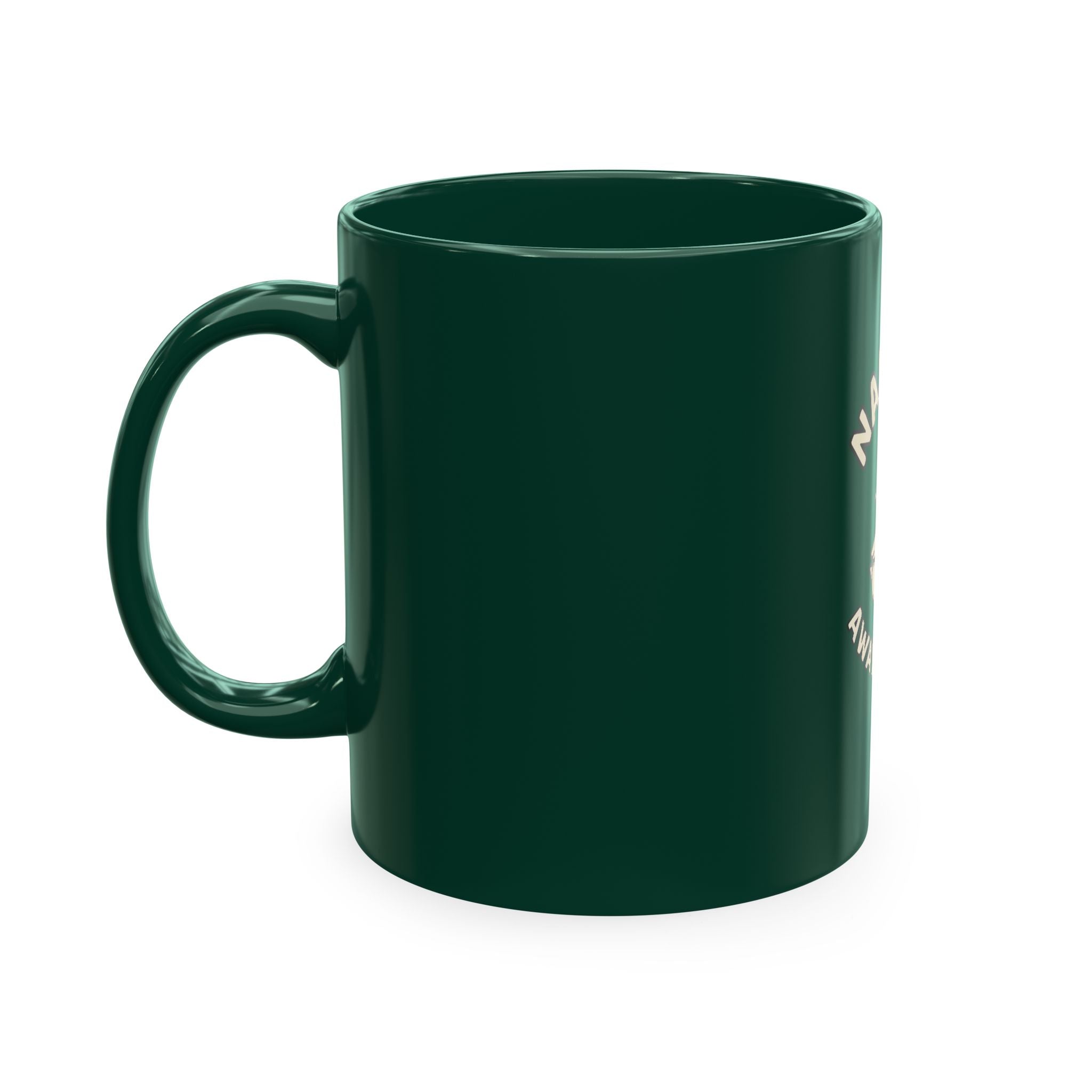 Namaste Away From Me Ceramic Mug — Funny Yoga Duck Coffee Cup