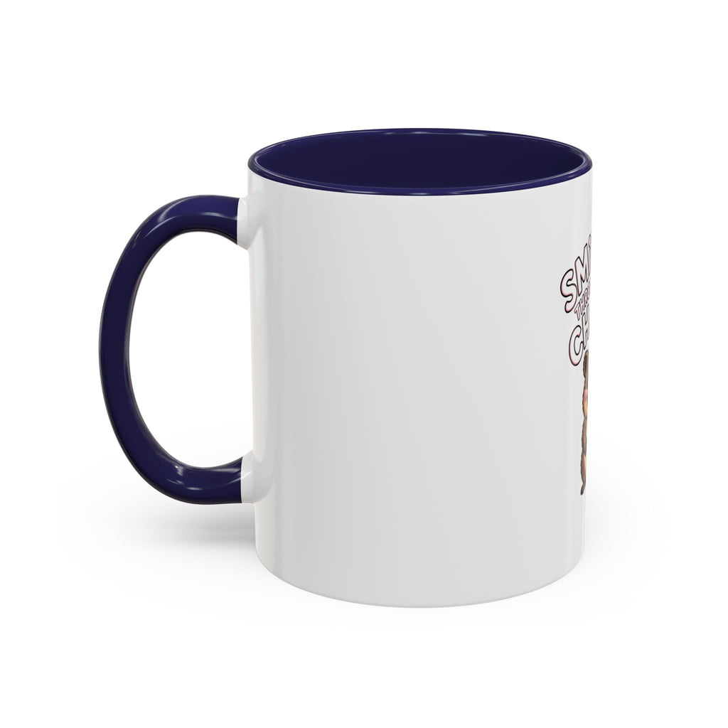 Smiling Through The Chaos Quokka Mug, Funny Cute Quokka Coffee Cup, Positive Vibes Mug, Chaotic Mom Life Gift, Cute Animal Lover Mug