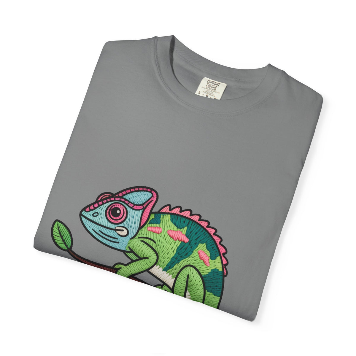 Cute Chameleon Shirt, Chameleon On A Branch T-Shirt, Cartoon Reptile Lover Gift, Funny Chameleon Tee