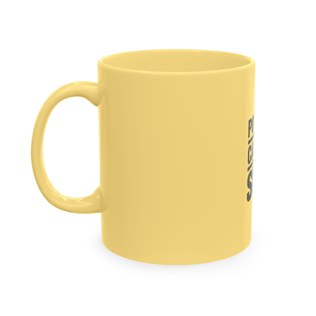Powered By Caffeine And Spite Mug, Funny Sarcastic Coffee Mug, Bold Typography Coffee Cup, Sarcastic Gift for Coworker