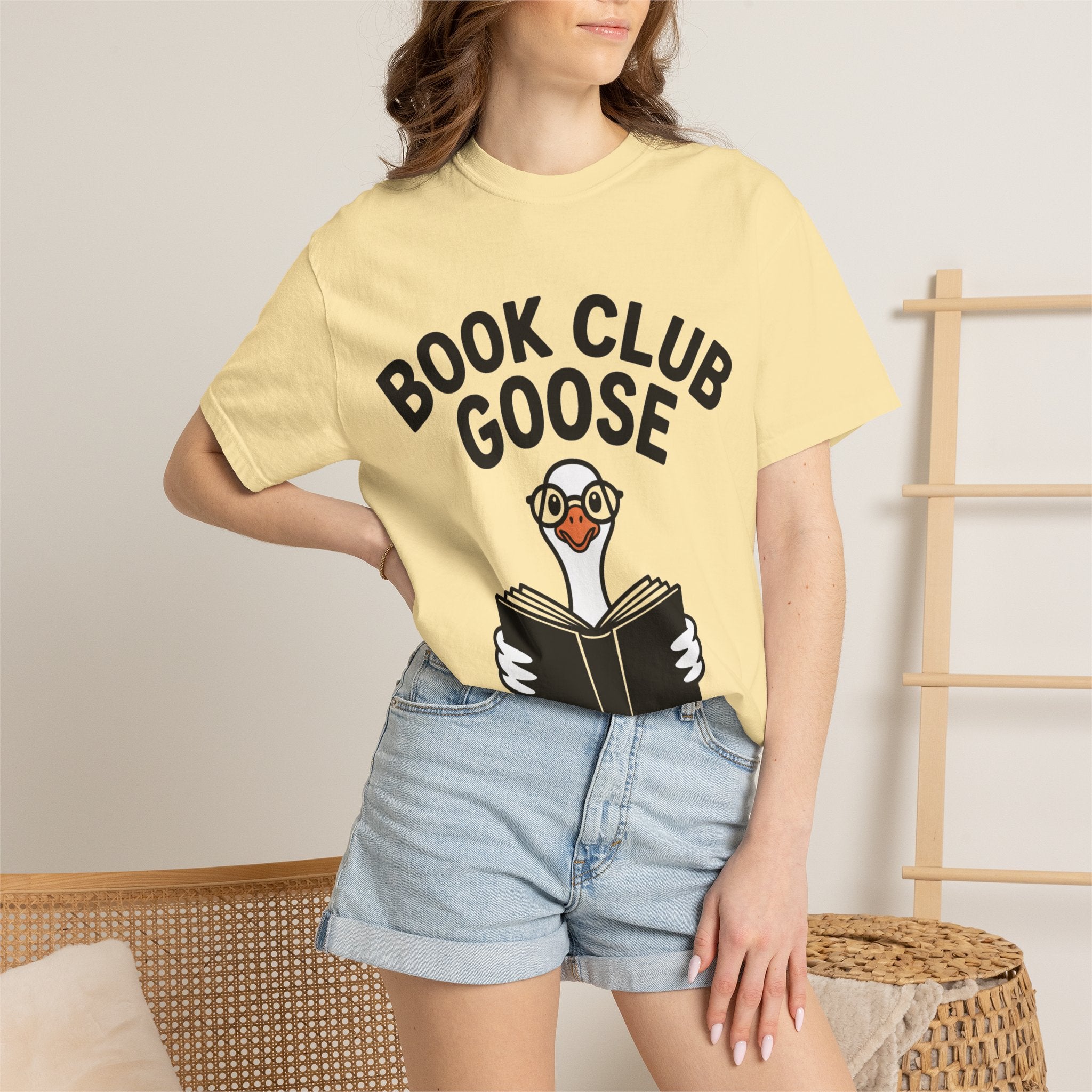 Book Club Goose Shirt, Funny Reading Goose T-Shirt, Bookworm Gift, Cute Bookish Bird Tee, Librarian Gift Shirt