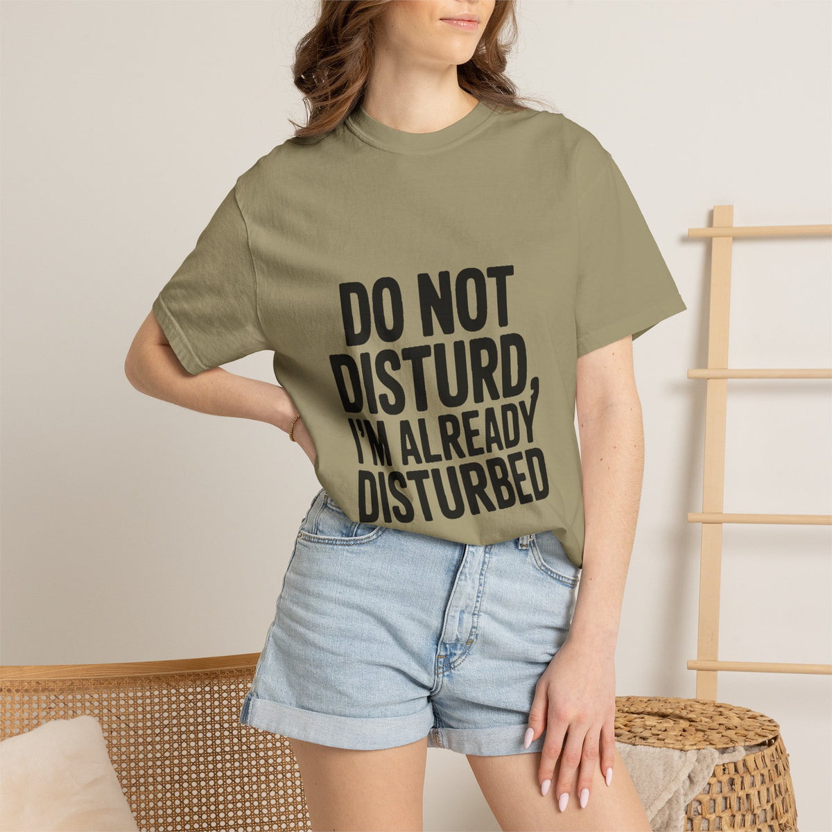 Do Not Disturb Already Disturbed Shirt, Funny Sarcastic T-Shirt, Introvert Humor Tee, Weird Mood Gift