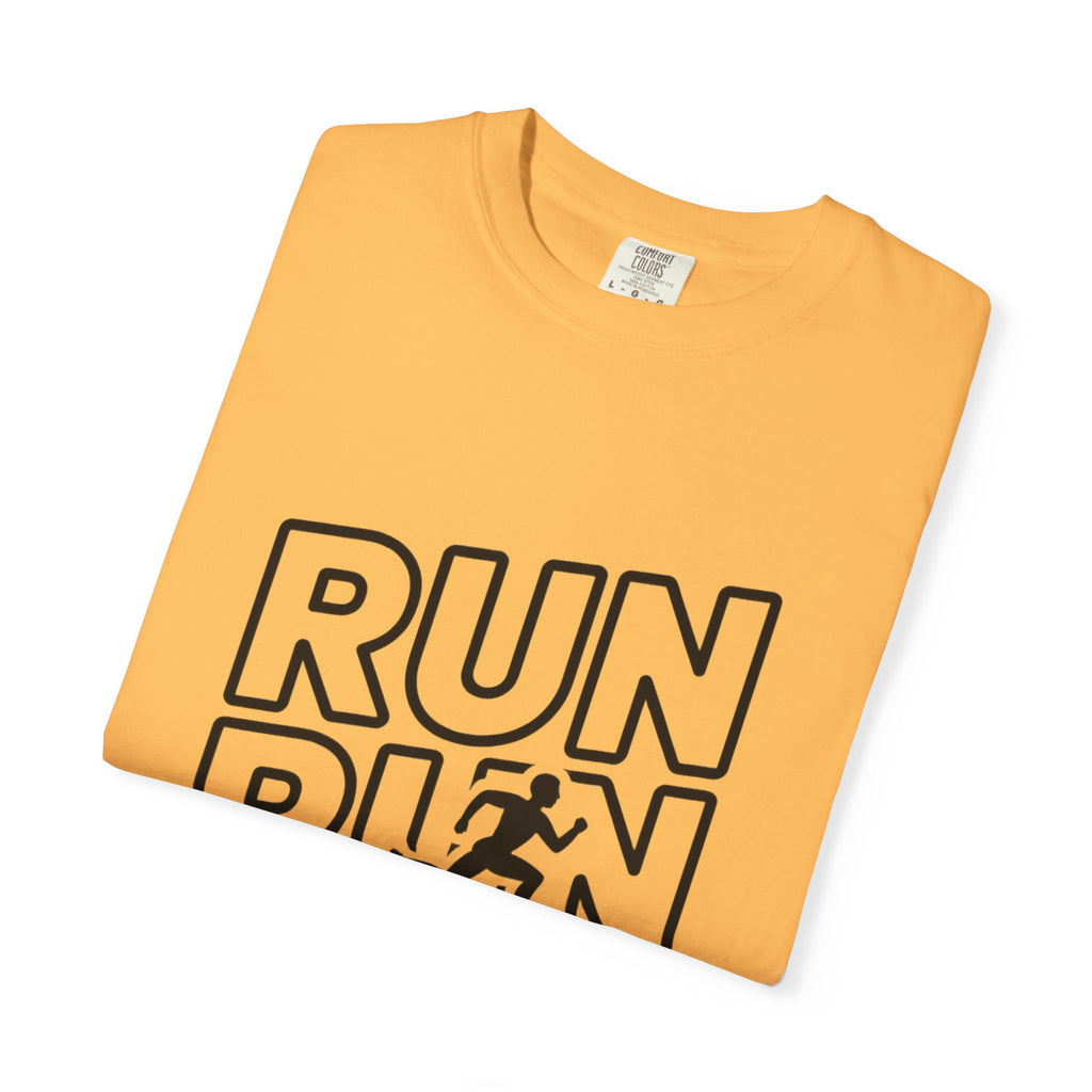 Run Run Run Typography T-Shirt