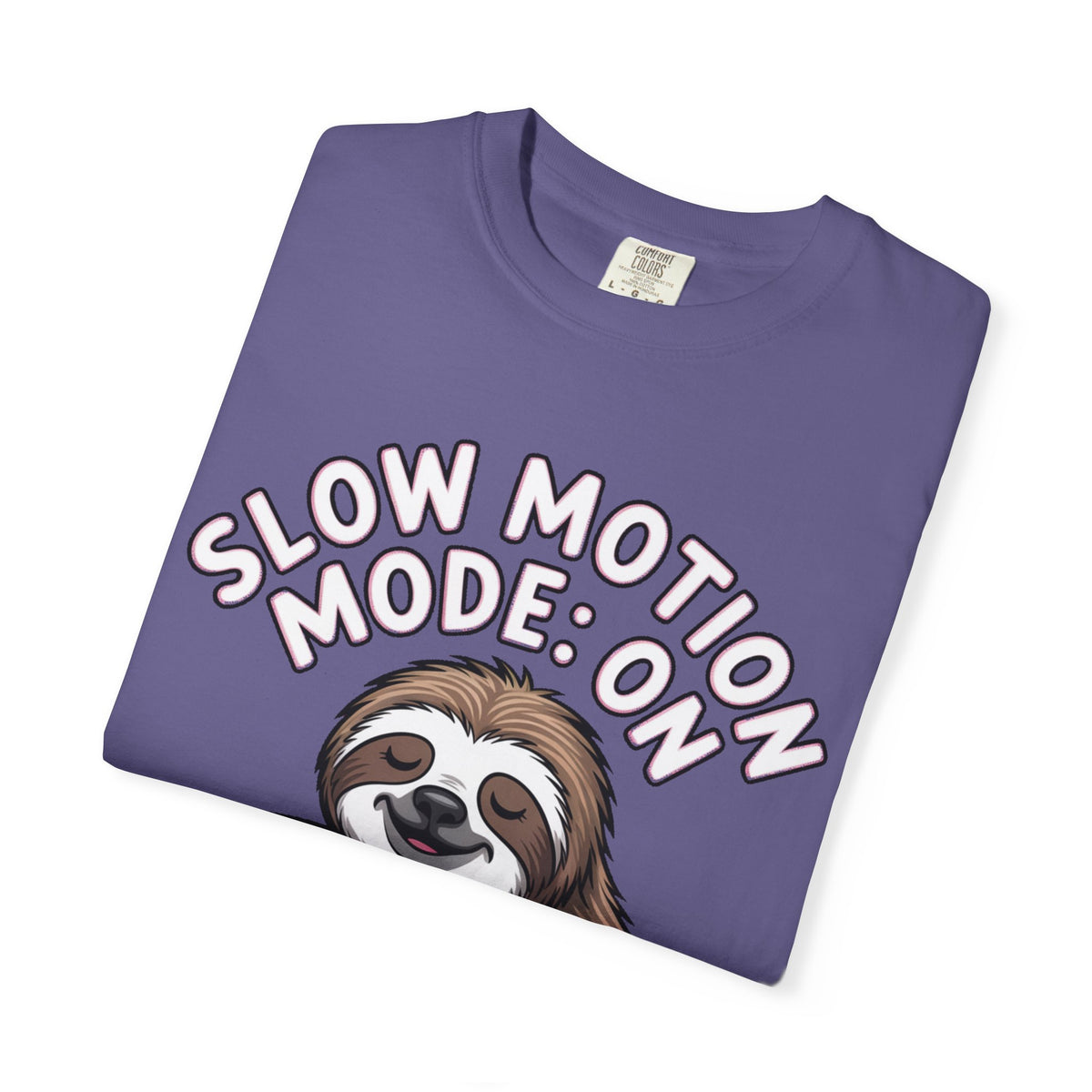 Slow Motion Sloth Shirt, Funny Coffee Lover T-Shirt, Cute Sloth Hugging Coffee Cup Tee, Sleepy Sloth Gift for Coffee Addict