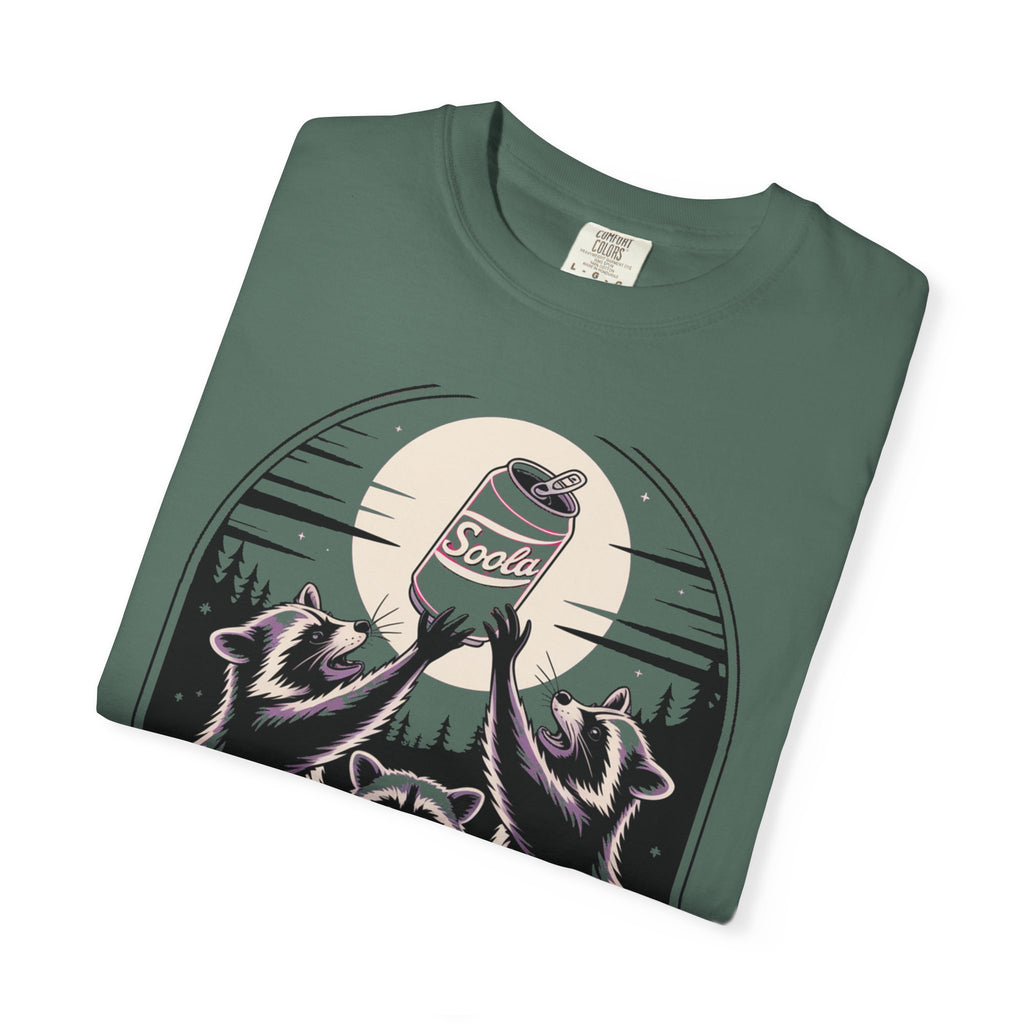 Thirsty For Adventure Raccoons Shirt, Funny Vintage Raccoon T-Shirt, Retro Soda Poster Tee, Camping Gift