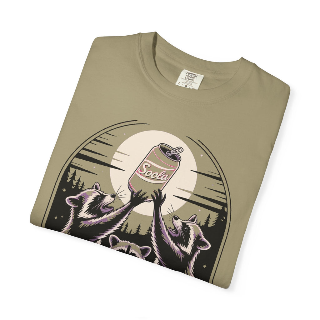 Thirsty For Adventure Raccoons Shirt, Funny Vintage Raccoon T-Shirt, Retro Soda Poster Tee, Camping Gift