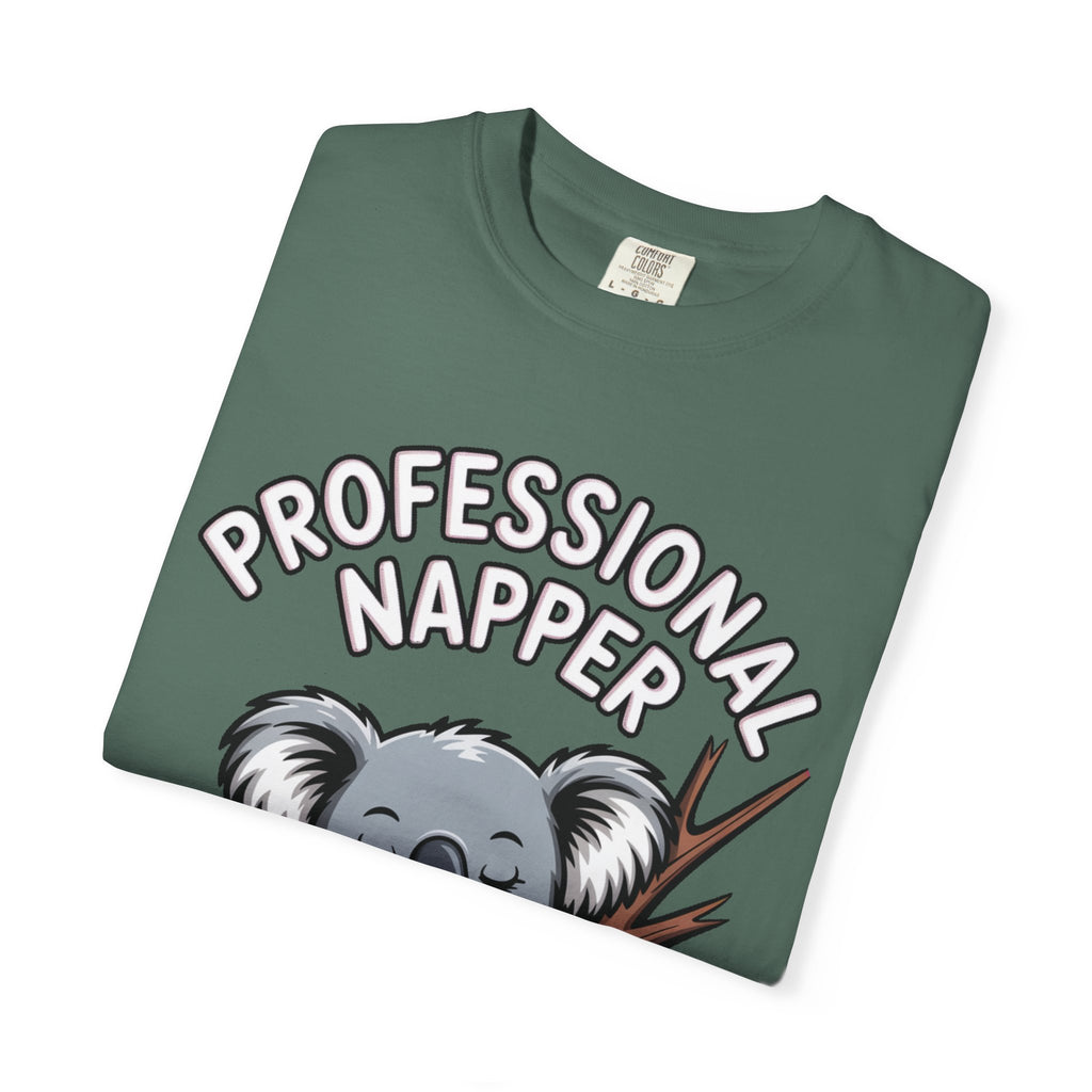 Professional Napper Koala Shirt, Funny Koala T-Shirt, Cute Sleepy Animal Tee, Nap Lover Gift, Cozy Koala Graphic Tee
