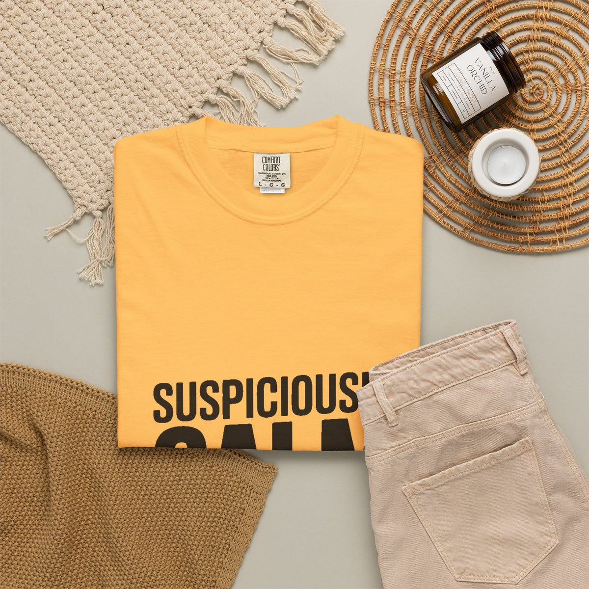Suspiciously Calm Right Now Shirt, Funny Sarcastic T-Shirt, Bold Typography Tee, Anxiety Humor Shirt, Sarcastic Gift for Him Her