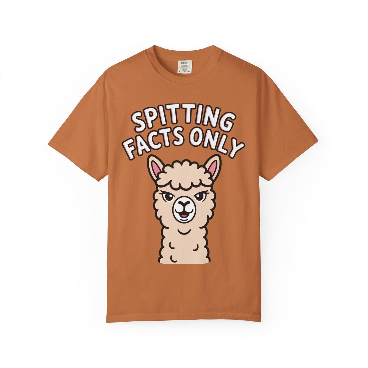 Funny Alpaca Shirt, Spitting Facts Only T-Shirt, Sassy Alpaca Tee, Cute Alpaca Lover Gift, Funny Animal Graphic Shirt