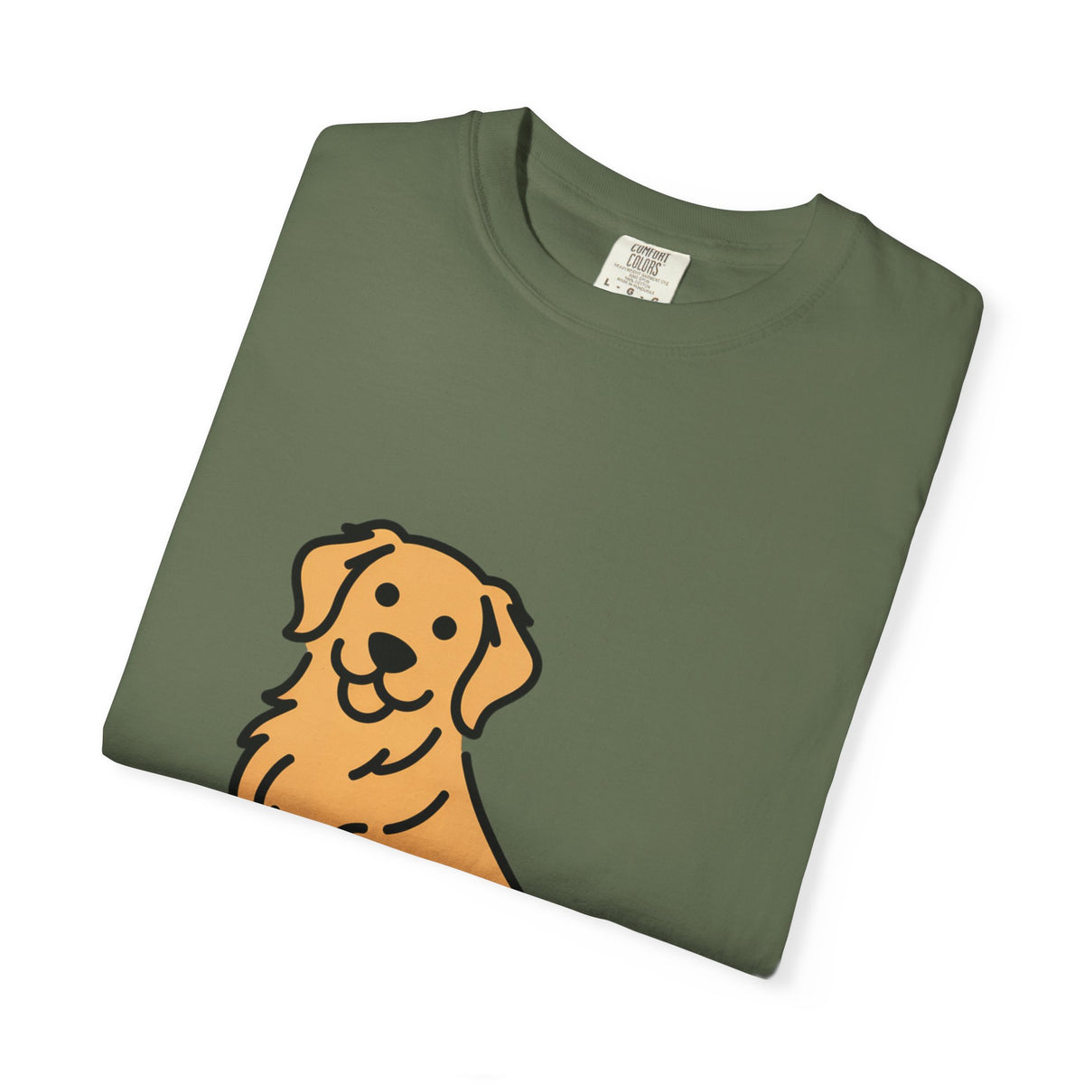 Golden Retriever Shirt, Minimalist Dog Silhouette T-Shirt, Cute Line Art Dog Lover Gift, Retriever Mom Dad Tee