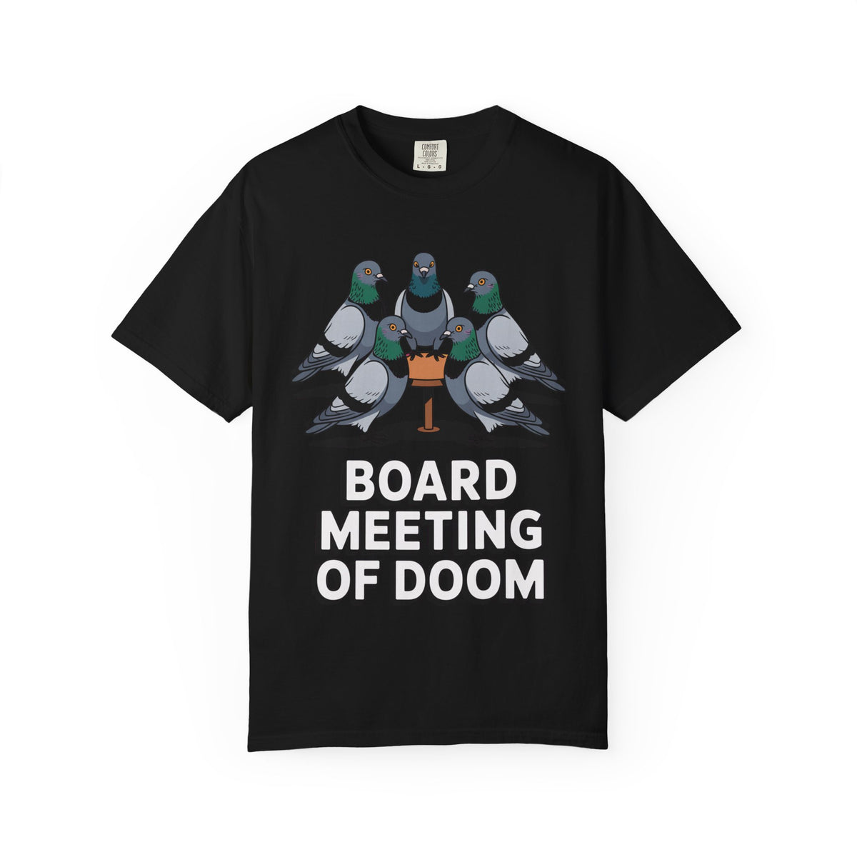 Funny Pigeon Shirt, Board Meeting Of Doom T-Shirt, Office Bird Gift, Funny Coworker Shirt, Sarcastic Work Meme Tee