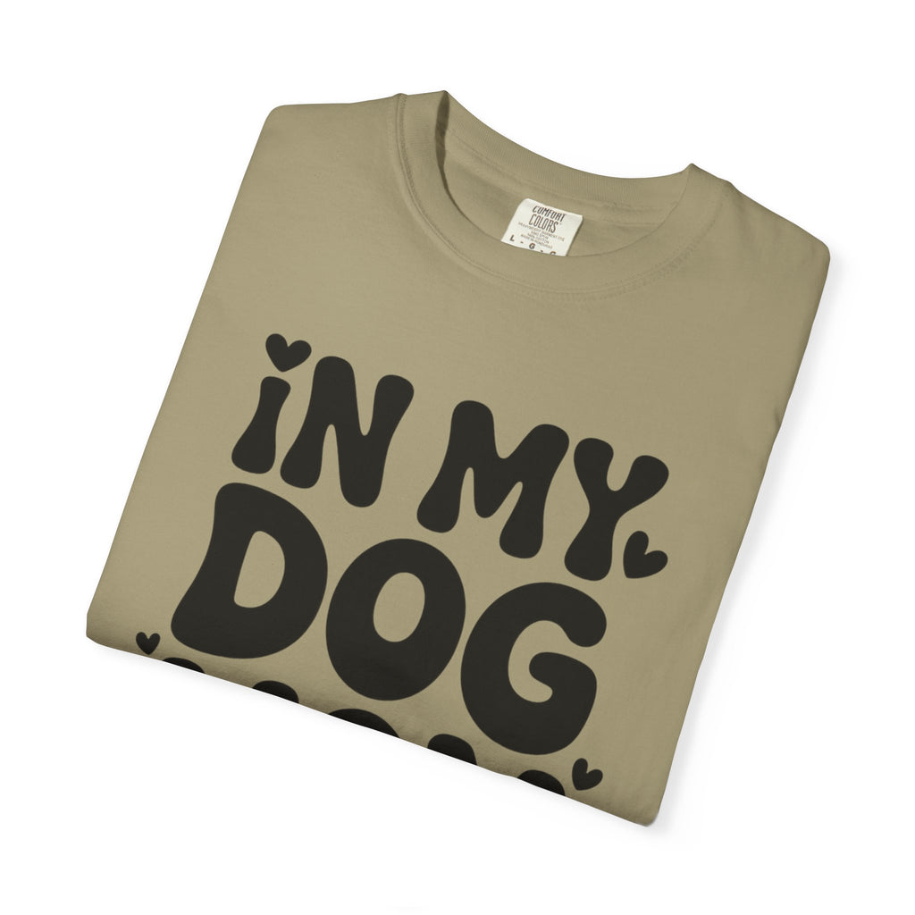 In My Dog Mom Era Shirt, Trendy Dog Mom T-Shirt, Funny Dog Lover Gift, Bold Typography Tee for Women, Cute Paw Print Heart Shirt