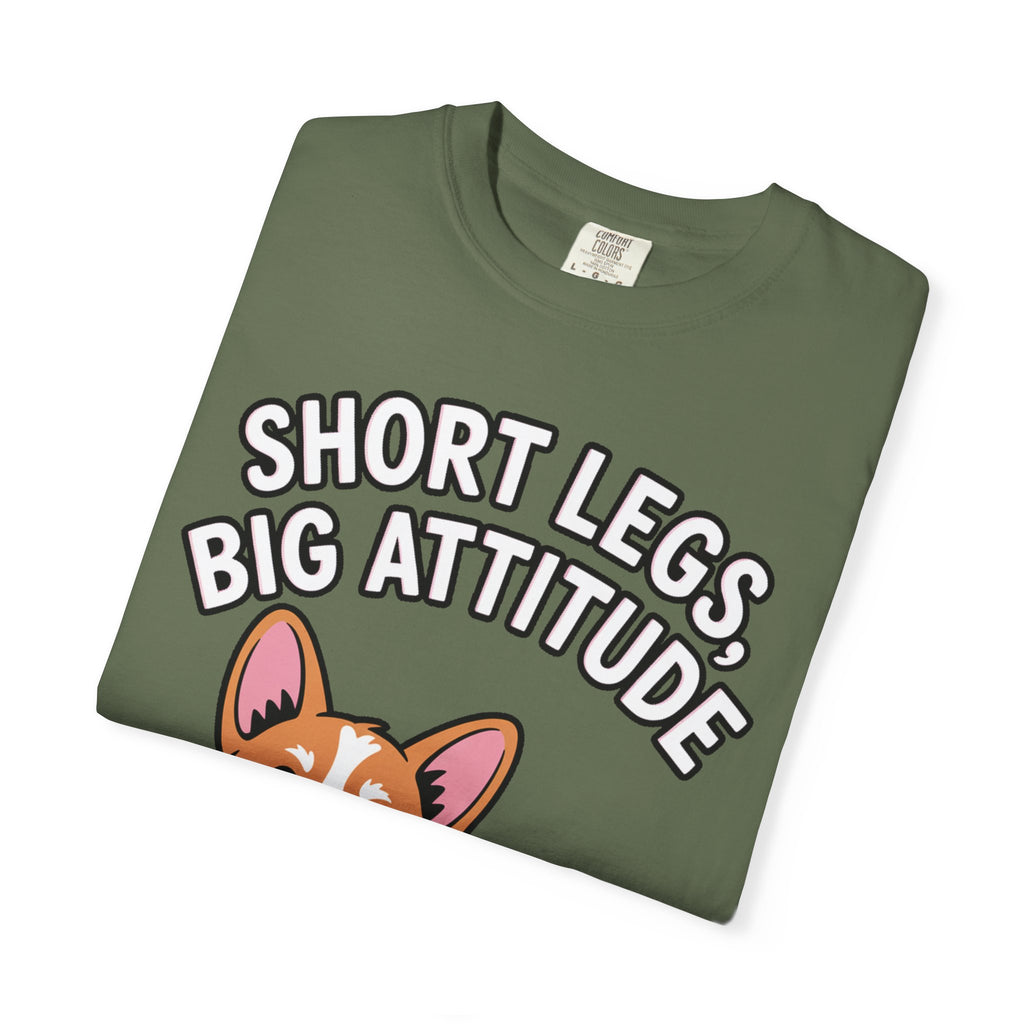 Short Legs Big Attitude Corgi Shirt, Funny Corgi T-Shirt, Cute Dog Lover Gift, Corgi Mom Dad Tee, Sassy Dog Graphic Shirt