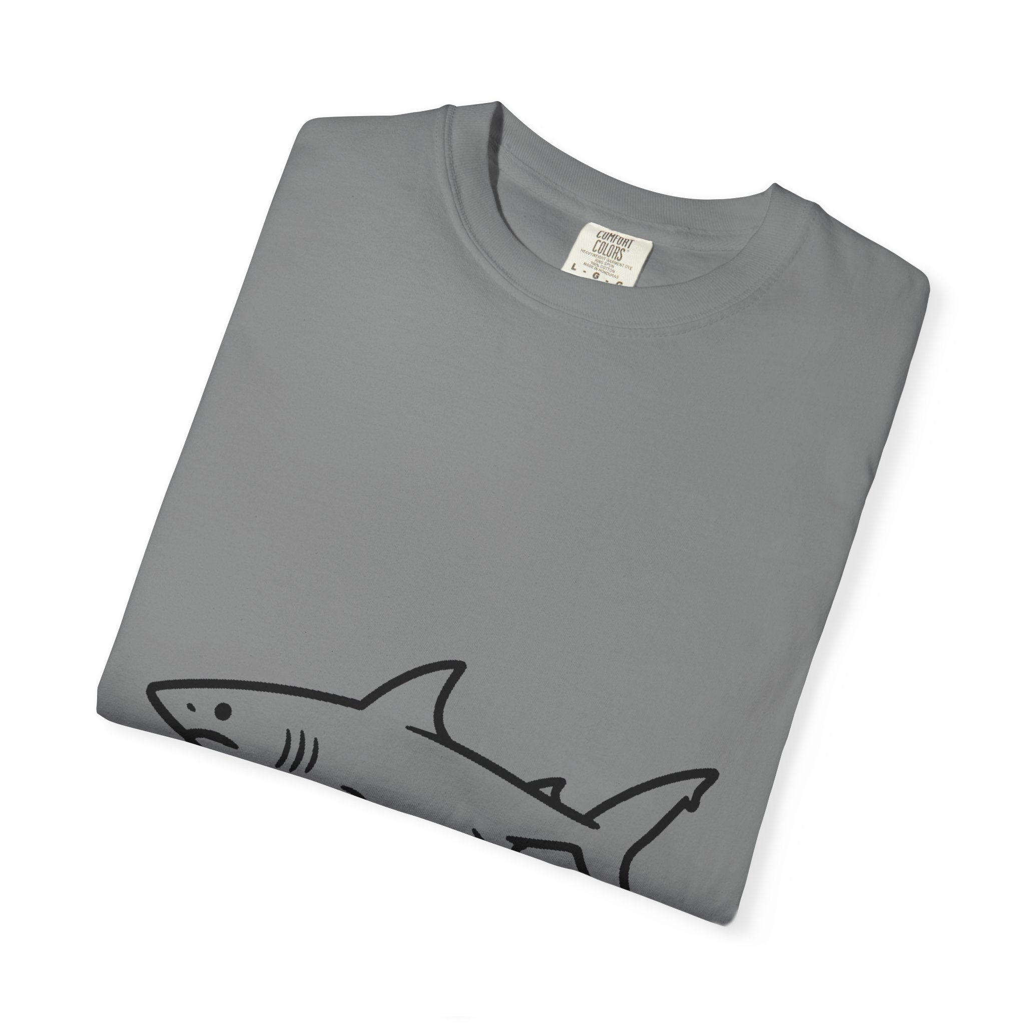 Definitely A Shark Diagram Shirt, Funny Deadpan Meme Tee, Sarcastic Textbook Diagram T-Shirt, Shark Lover Gift