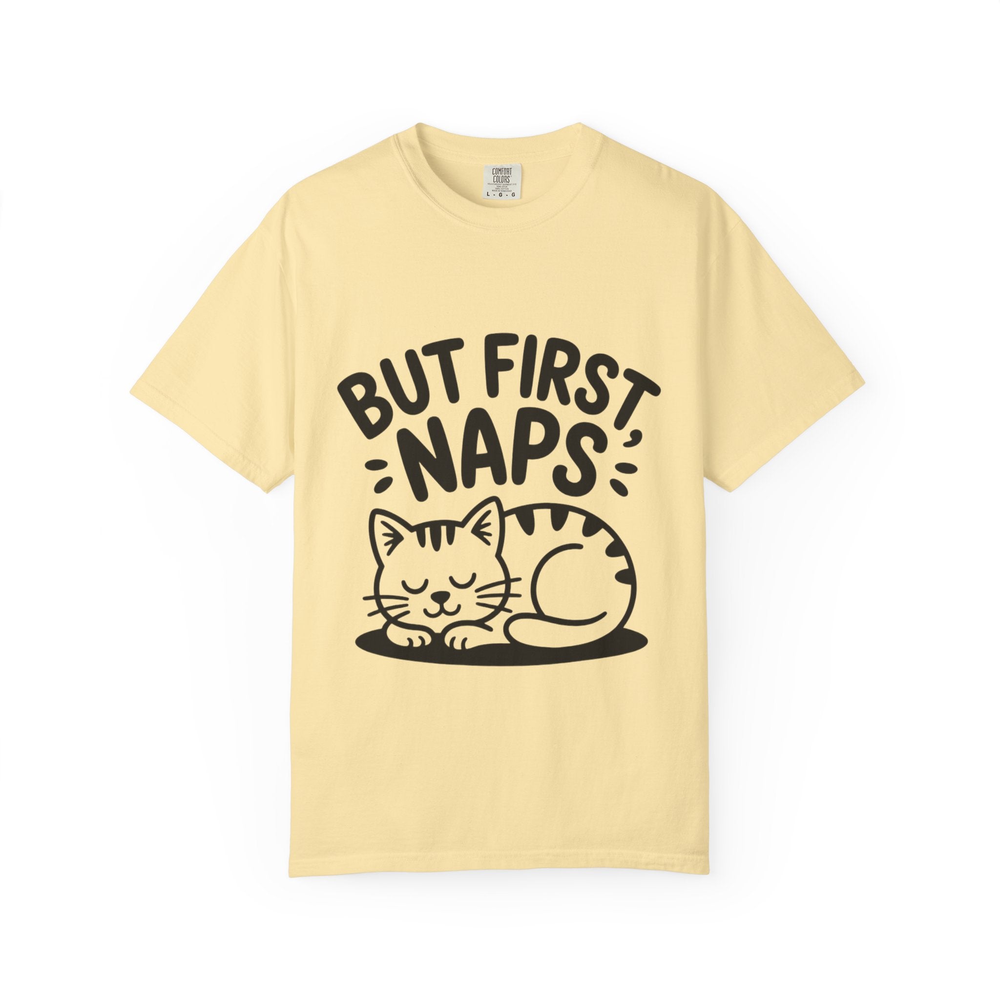 But First Naps Cat Shirt, Funny Sleepy Cat T-Shirt, Cute Napping Kitten Tee, Cat Lover Gift, Nap Lover Shirt