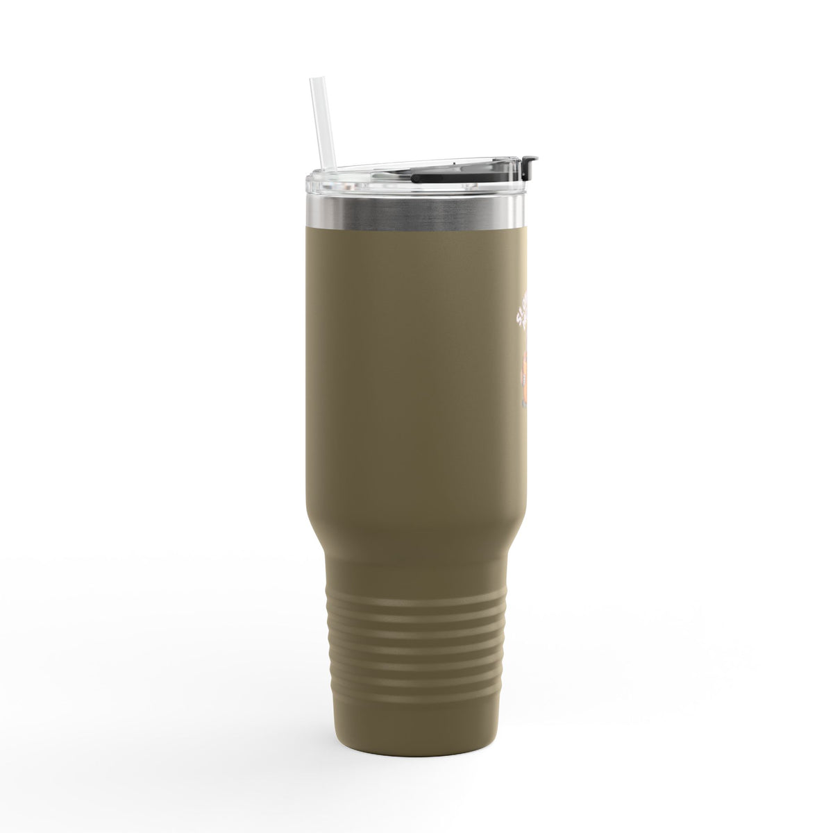 Slow Motion Sloth Travel Mug 40oz, Funny Coffee Lover Tumbler, Cute Sloth Insulated Cup With Handle, Sleepy Sloth Gift For Her