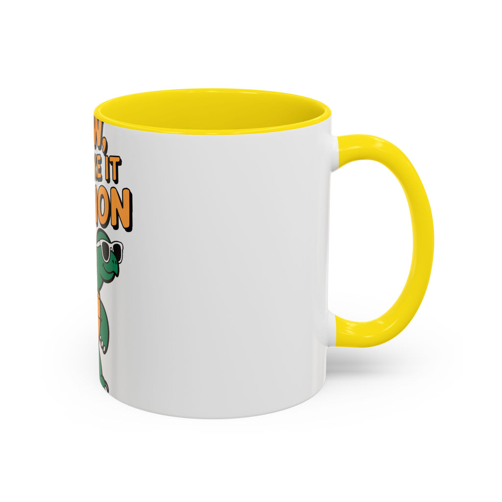 Slow But Fashion Turtle Mug, Funny Sunglasses Turtle Coffee Cup, Cute Turtle Lover Gift, Sassy Animal Mug for Coffee Tea Lovers