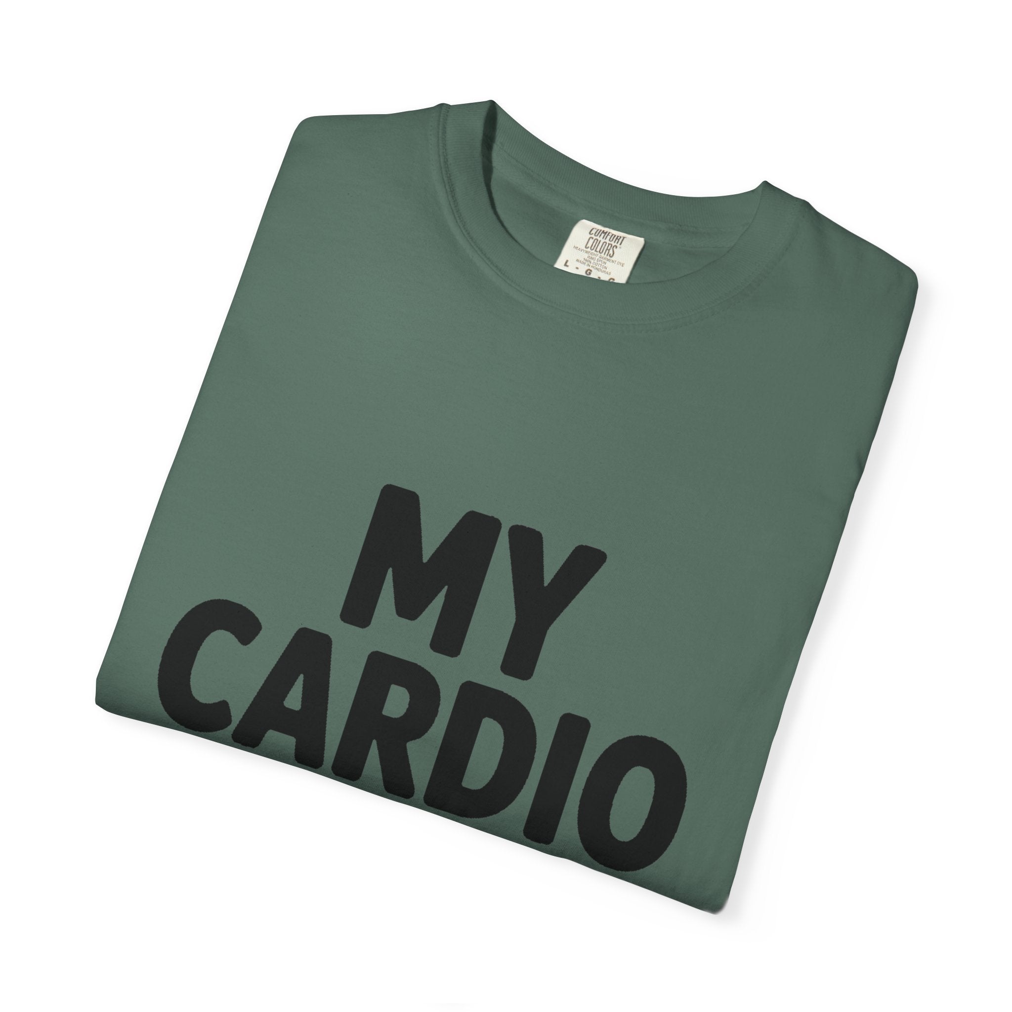 My Cardio Is Running Late Shirt, Funny Gym Excuse T-Shirt, Sarcastic Workout Tee, Lazy Fitness Humor Gift