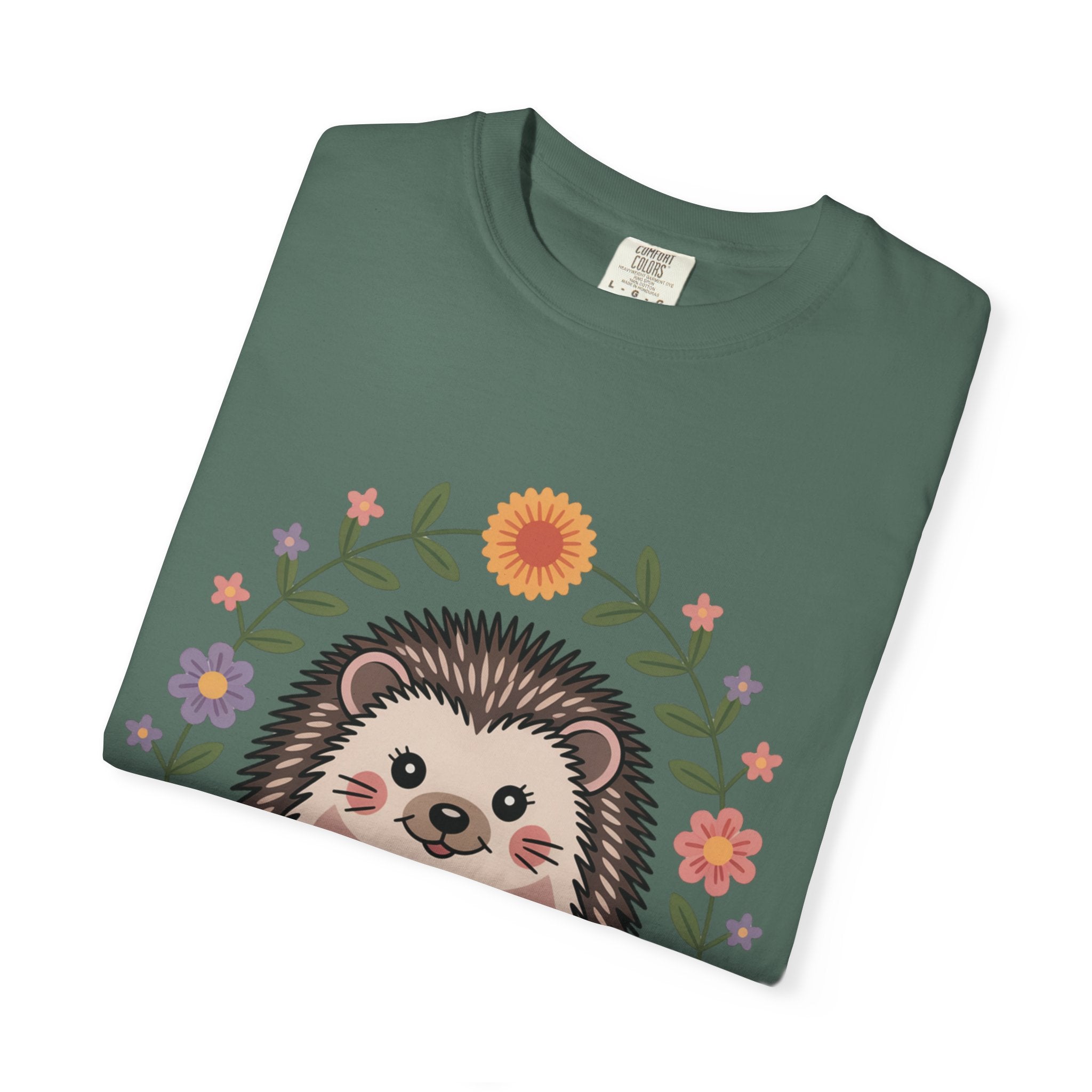 Floral Hedgehog T-Shirt