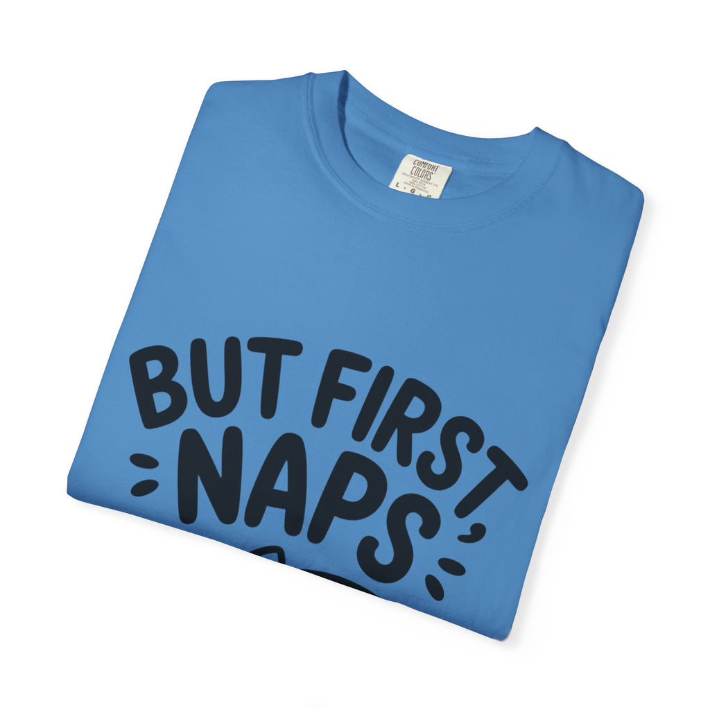 But First Naps Cat Shirt, Funny Sleepy Cat T-Shirt, Cute Napping Kitten Tee, Cat Lover Gift, Nap Lover Shirt