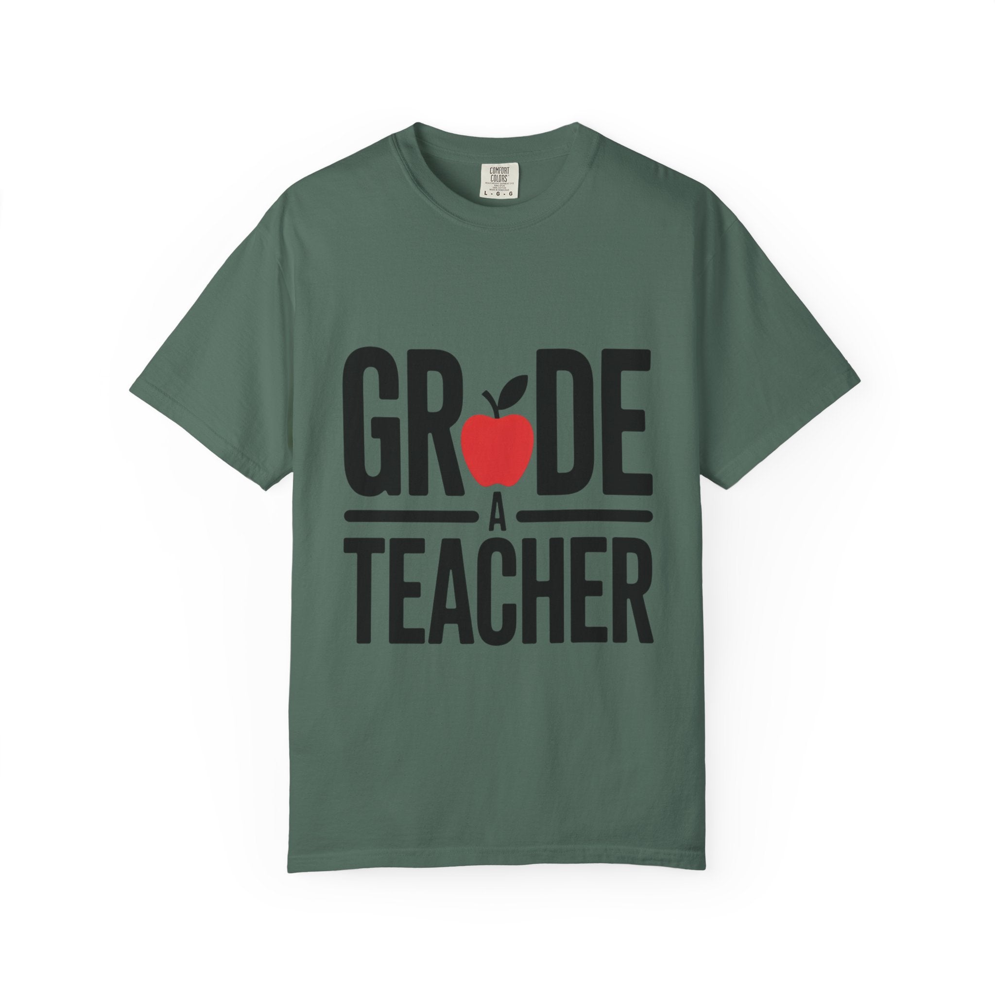Grade A Teacher Shirt, Funny Apple Teacher T-Shirt, Cute Teacher Appreciation Gift, Back to School Tee for Teacher