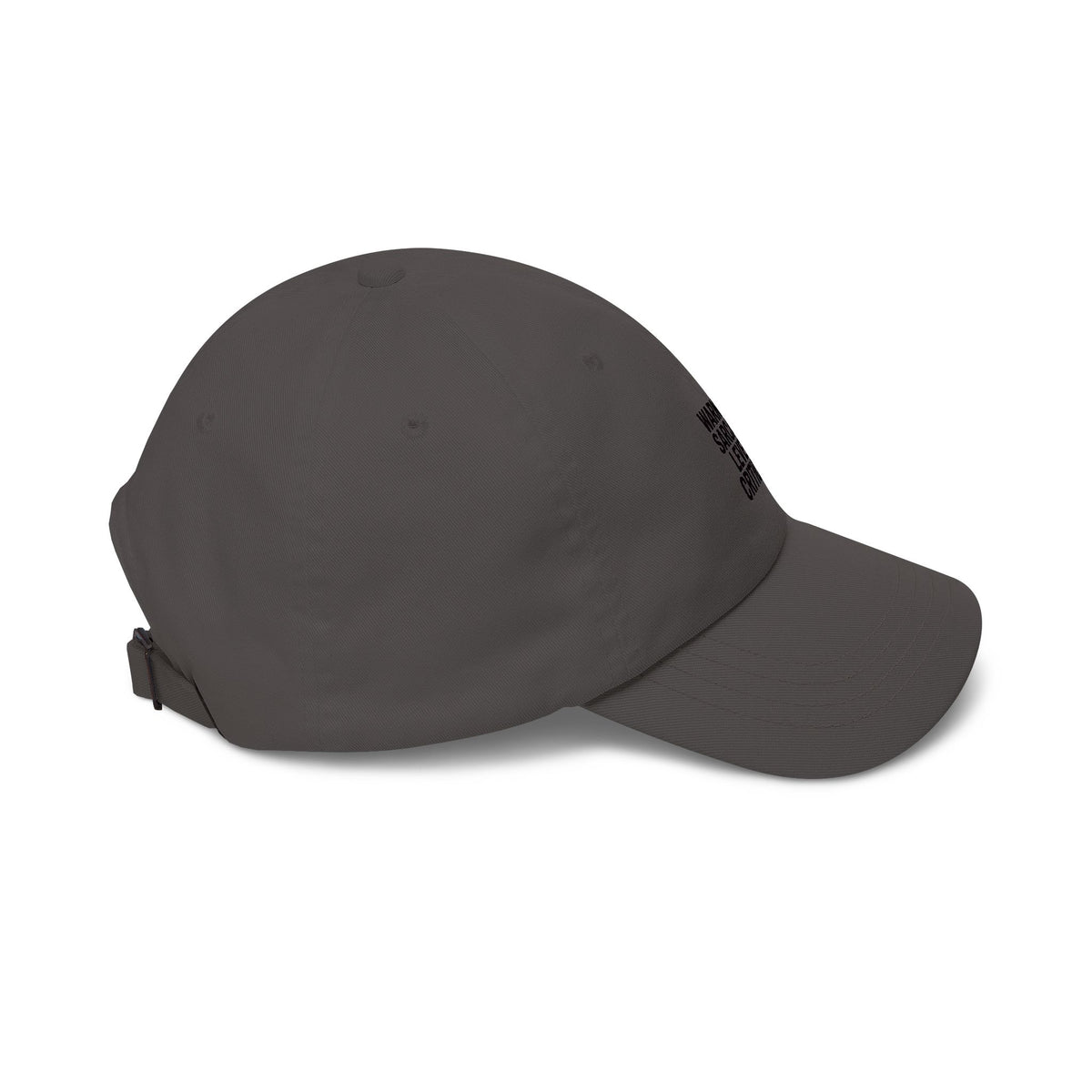 Sarcasm Levels Critical Dad Cap, Funny Embroidered Hat, Sarcastic Warning Text Cap, Snarky Gift for Him or Her, Unstructured 6-Panel Hat