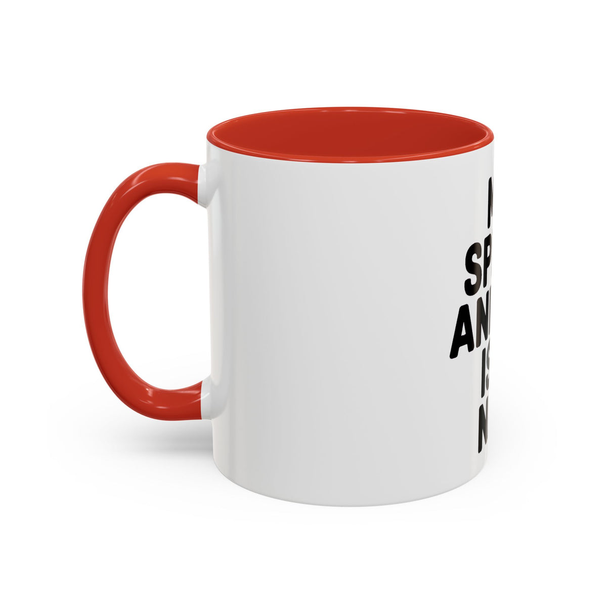 My Spirit Animal Is A Nap Mug, Funny Nap Lover Coffee Cup, Lazy Day Sarcastic Gift, Bold Typography Accent Mug for Coffee or Tea