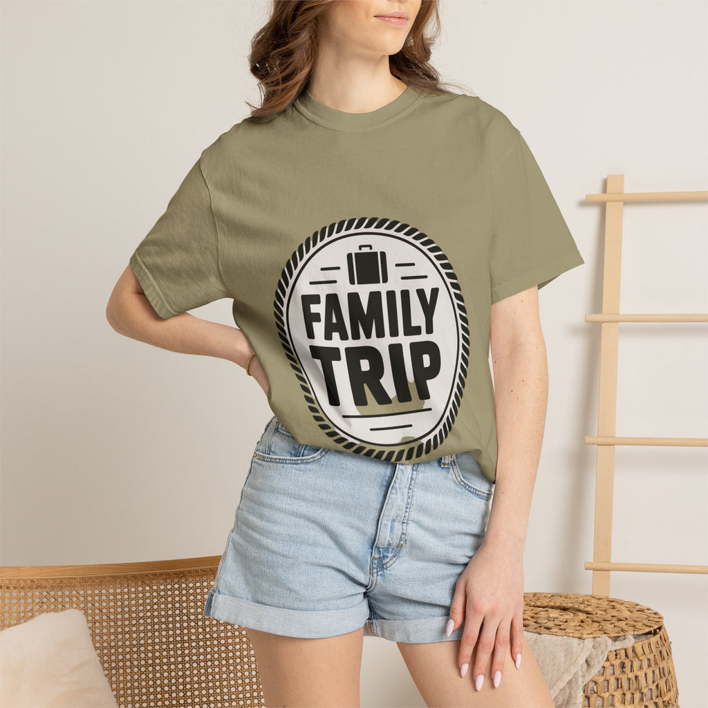 Coin Badge Family Trip T-Shirt