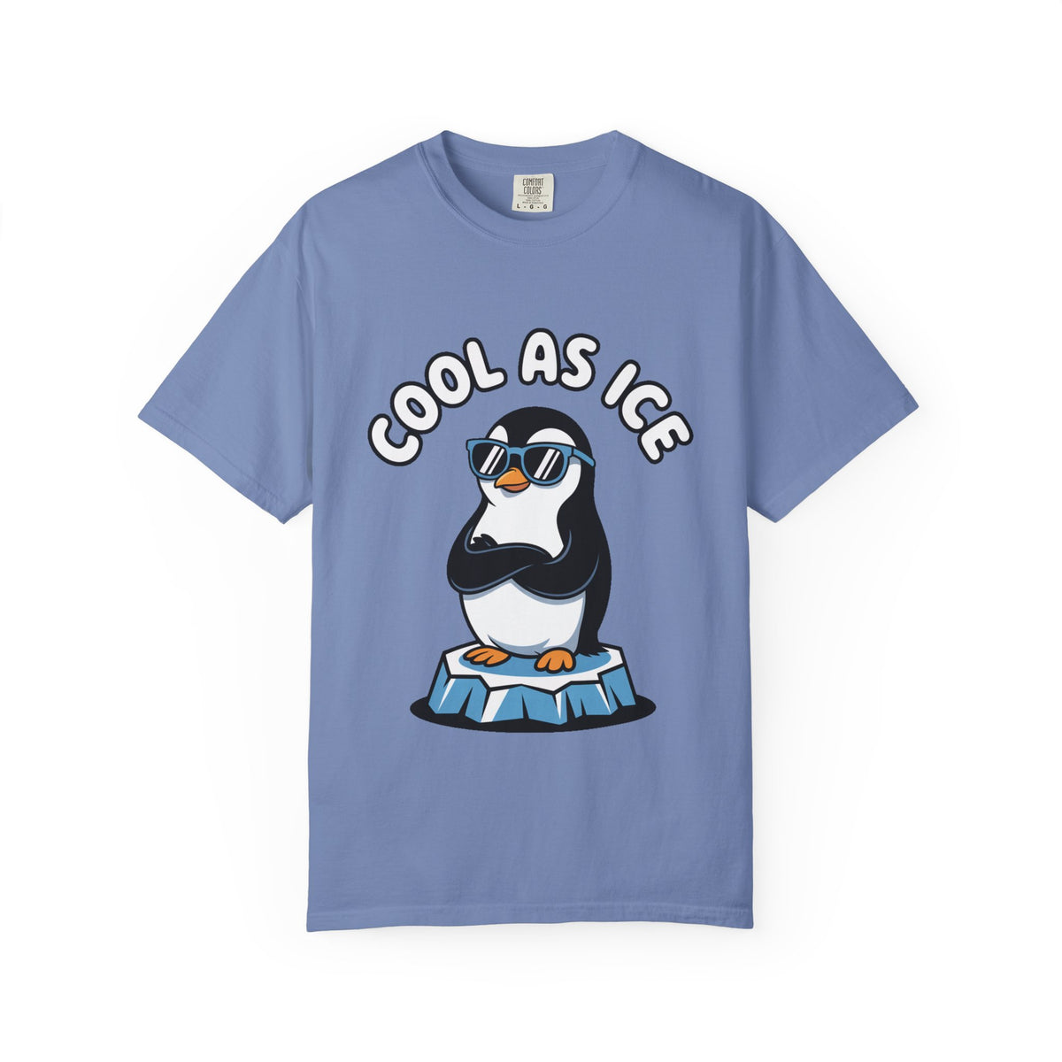 Cool As Ice Penguin Shirt, Funny Sunglasses Penguin T-Shirt, Cute Winter Animal Tee, Ice Block Bird Lover Gift