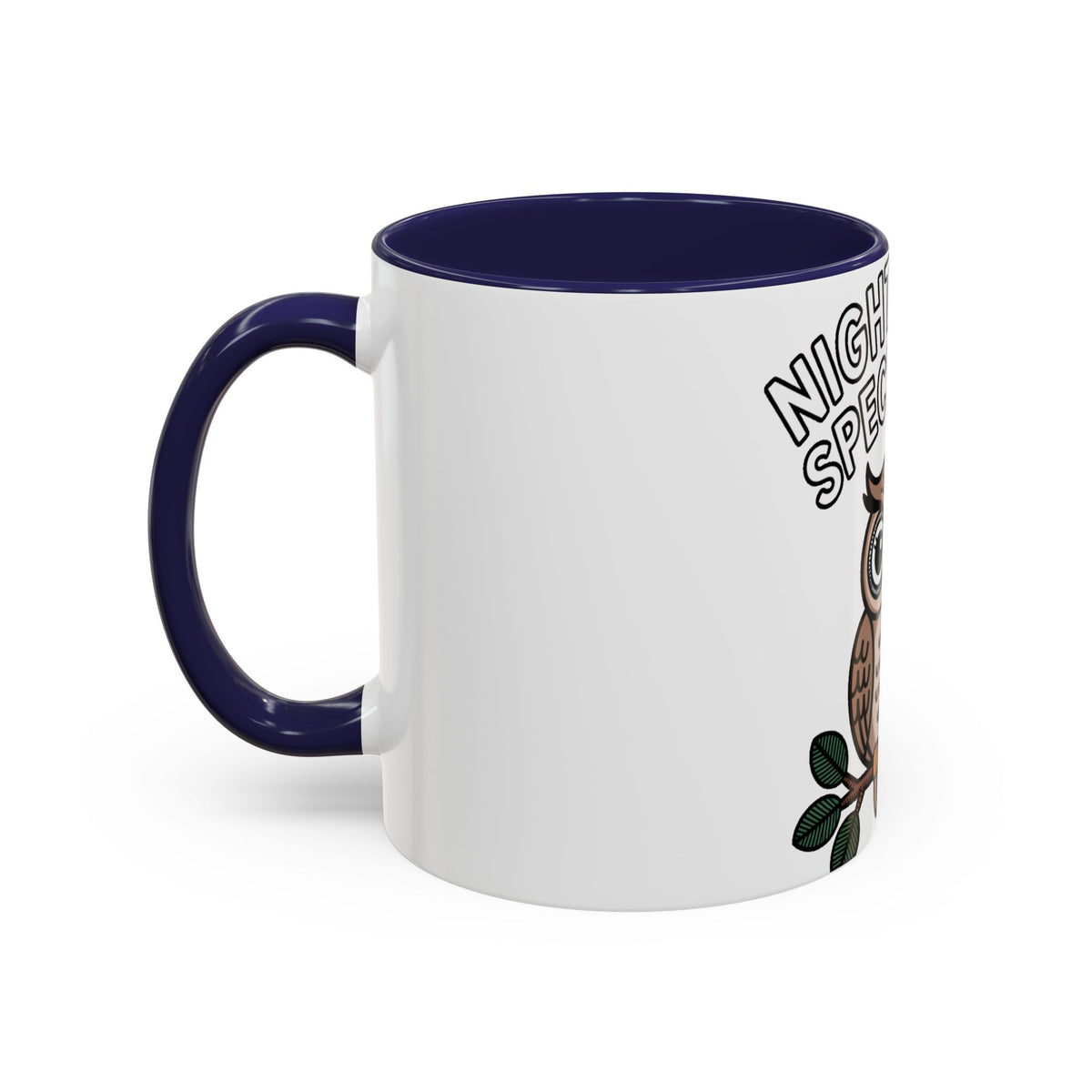 Night Shift Owl Mug, Funny Night Shift Specialist Coffee Cup, Cute Owl Lover Gift, Nurse Coworker Gift Mug