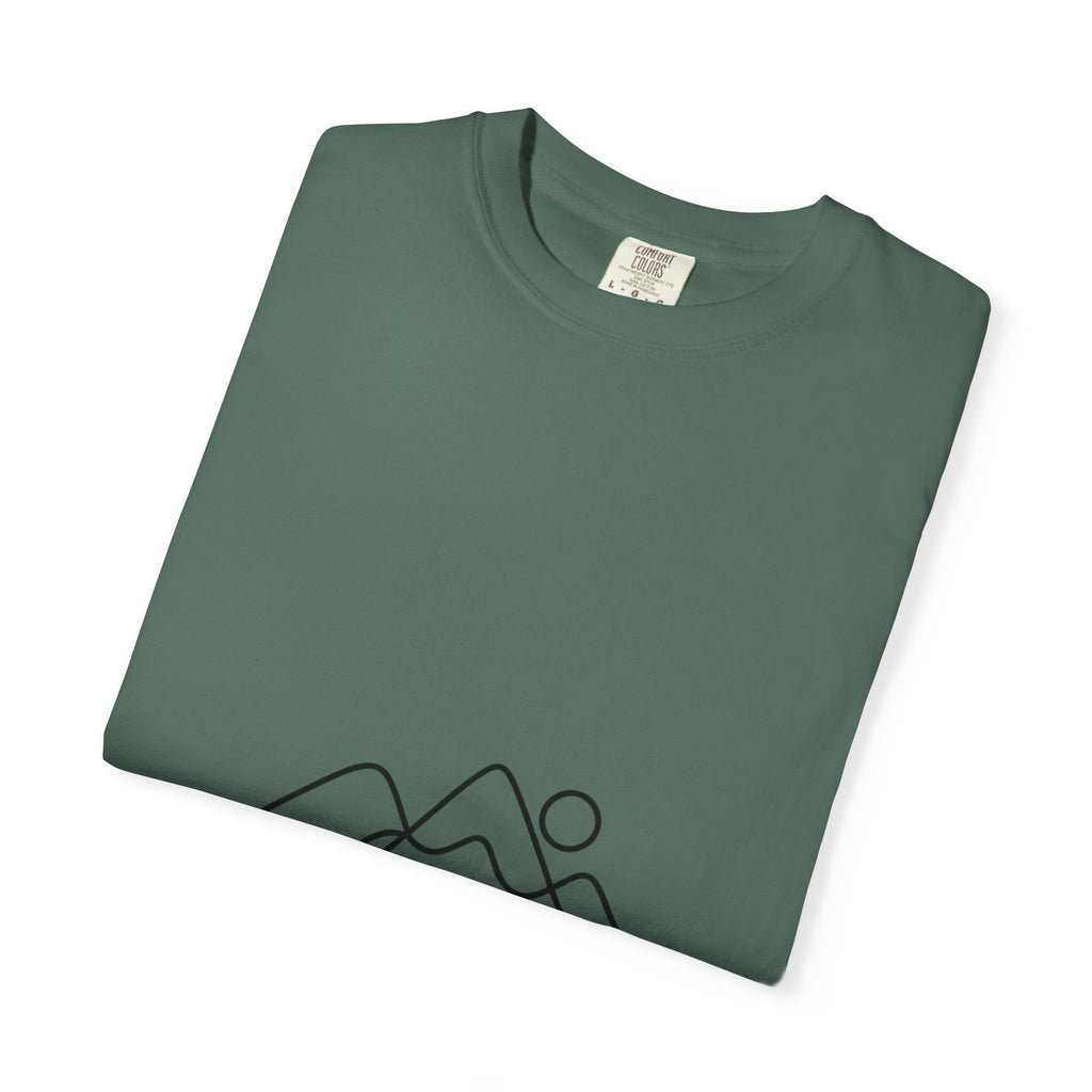 Line Art Mountain Range T-Shirt