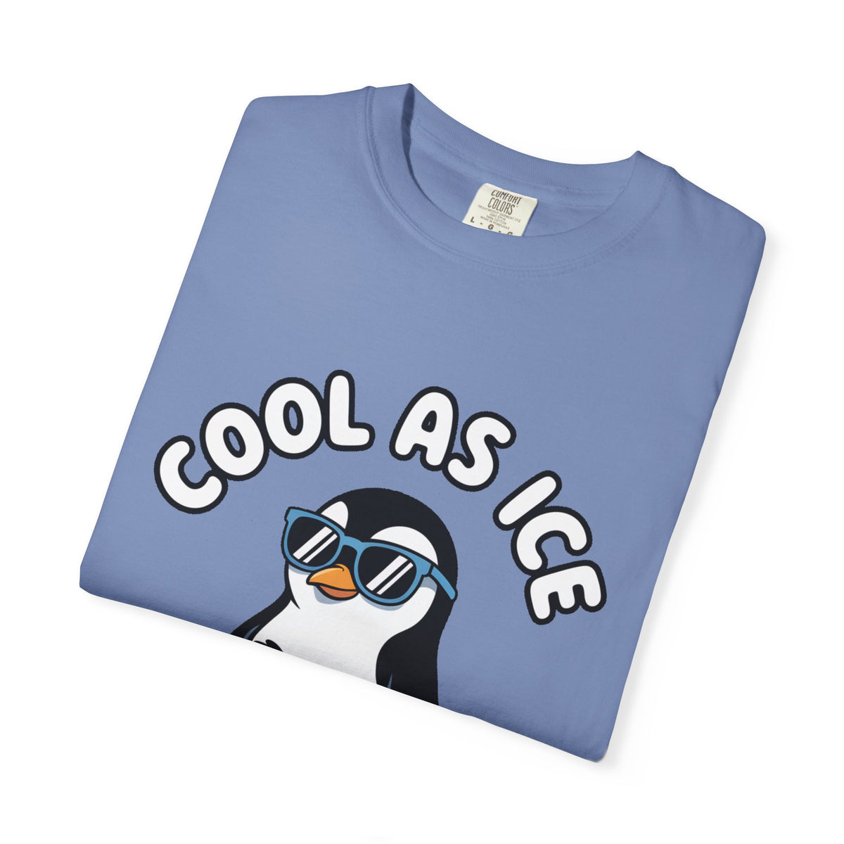 Cool As Ice Penguin Shirt, Funny Sunglasses Penguin T-Shirt, Cute Winter Animal Tee, Ice Block Bird Lover Gift