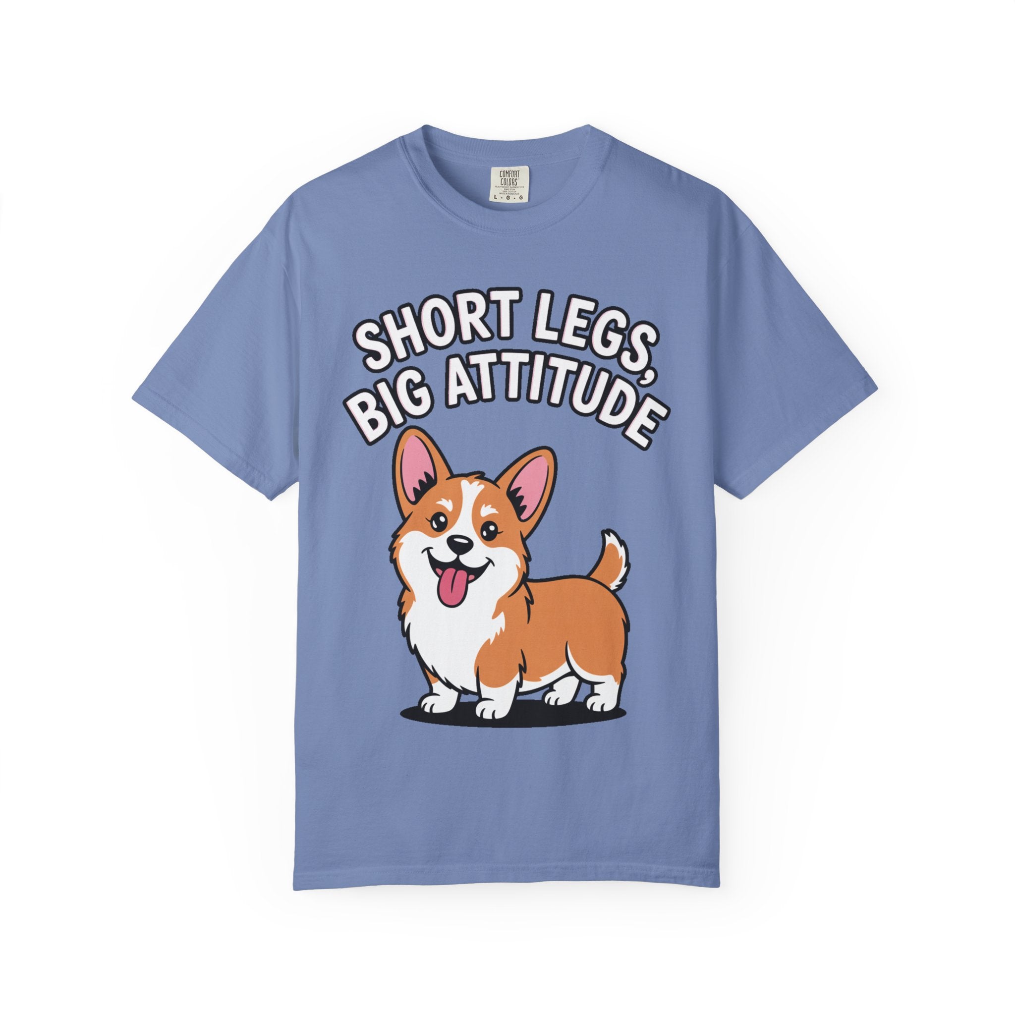 Short Legs Big Attitude Corgi Shirt, Funny Corgi T-Shirt, Cute Dog Lover Gift, Corgi Mom Dad Tee, Sassy Dog Graphic Shirt